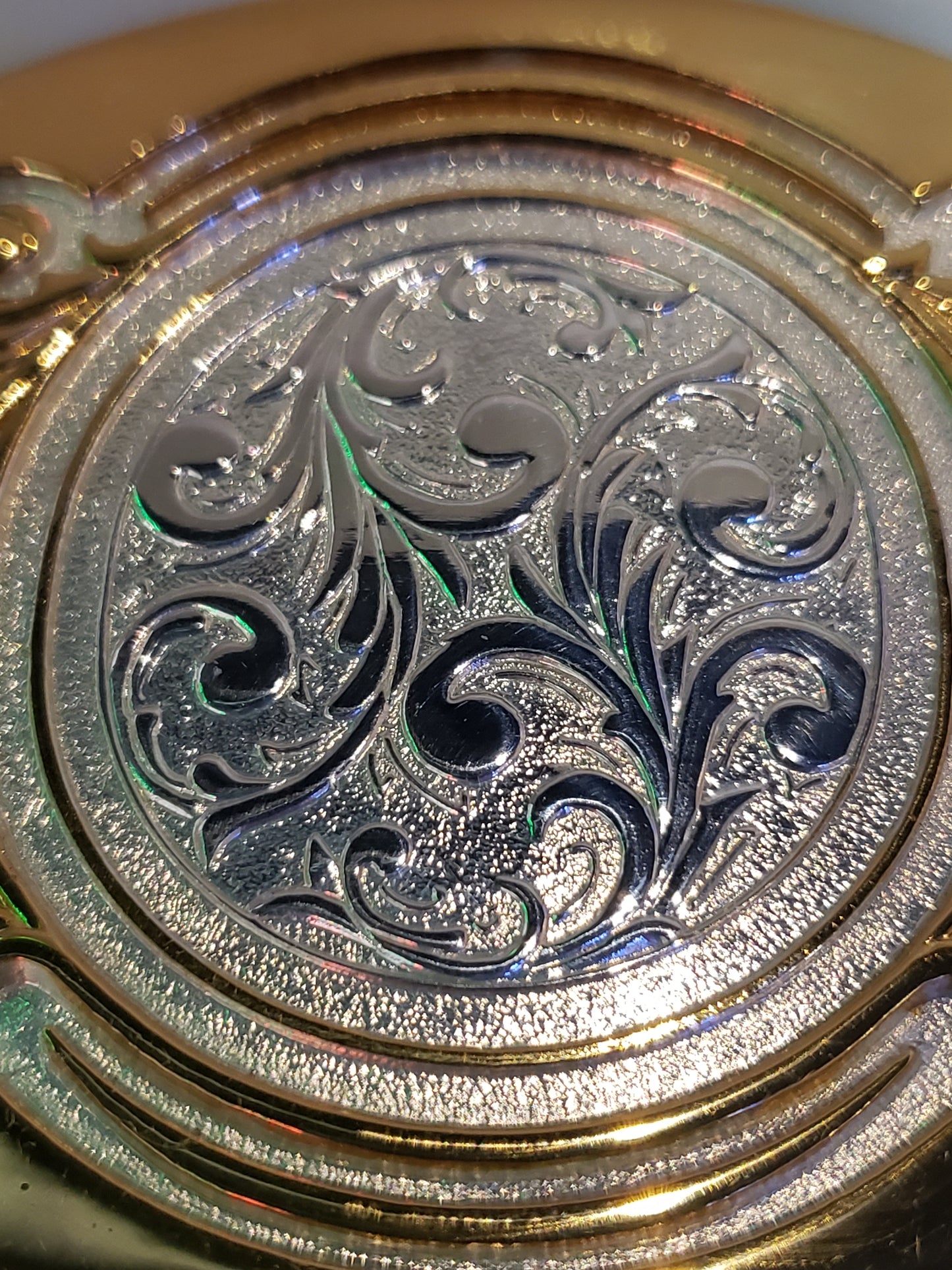 OC Tanner solid brass belt buckle