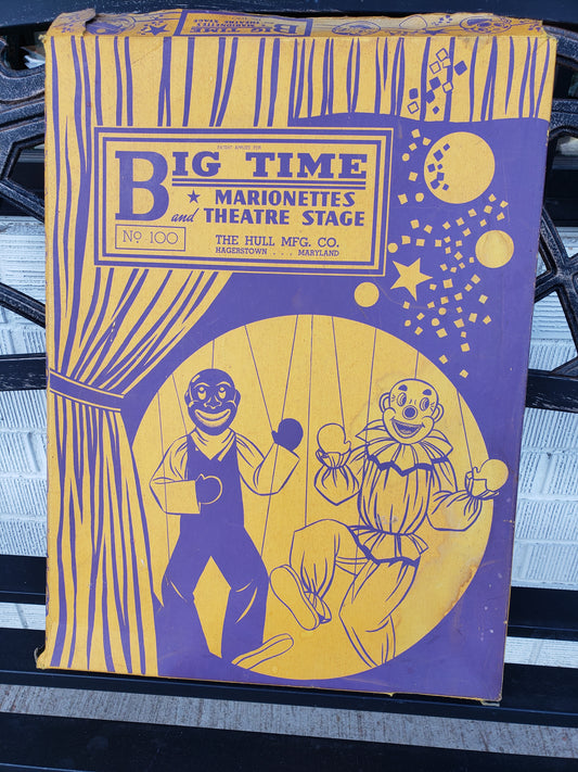 Big Time Marionettes and Theatre Stage in original box