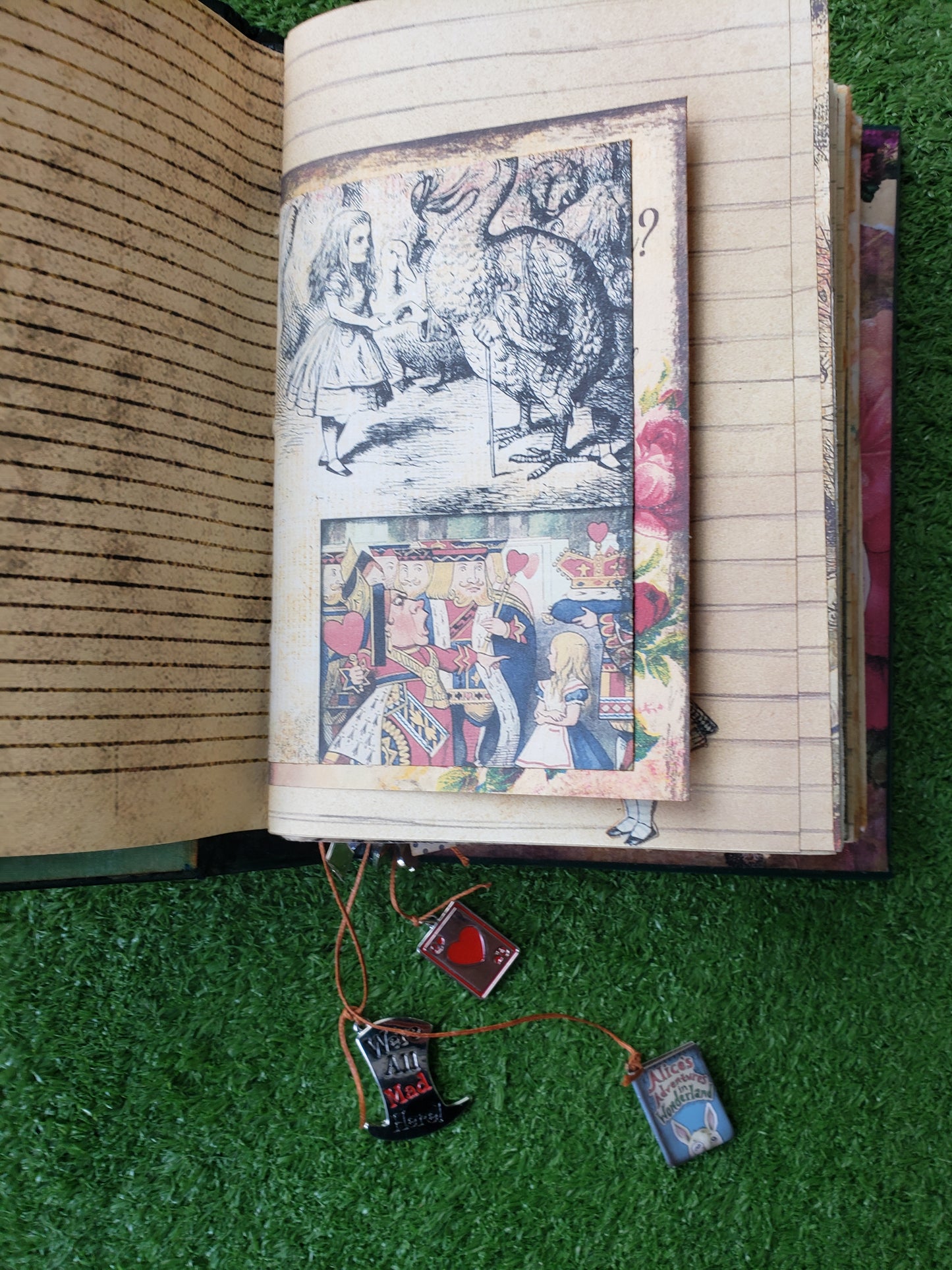 Alice in Wonderland themed Journal
