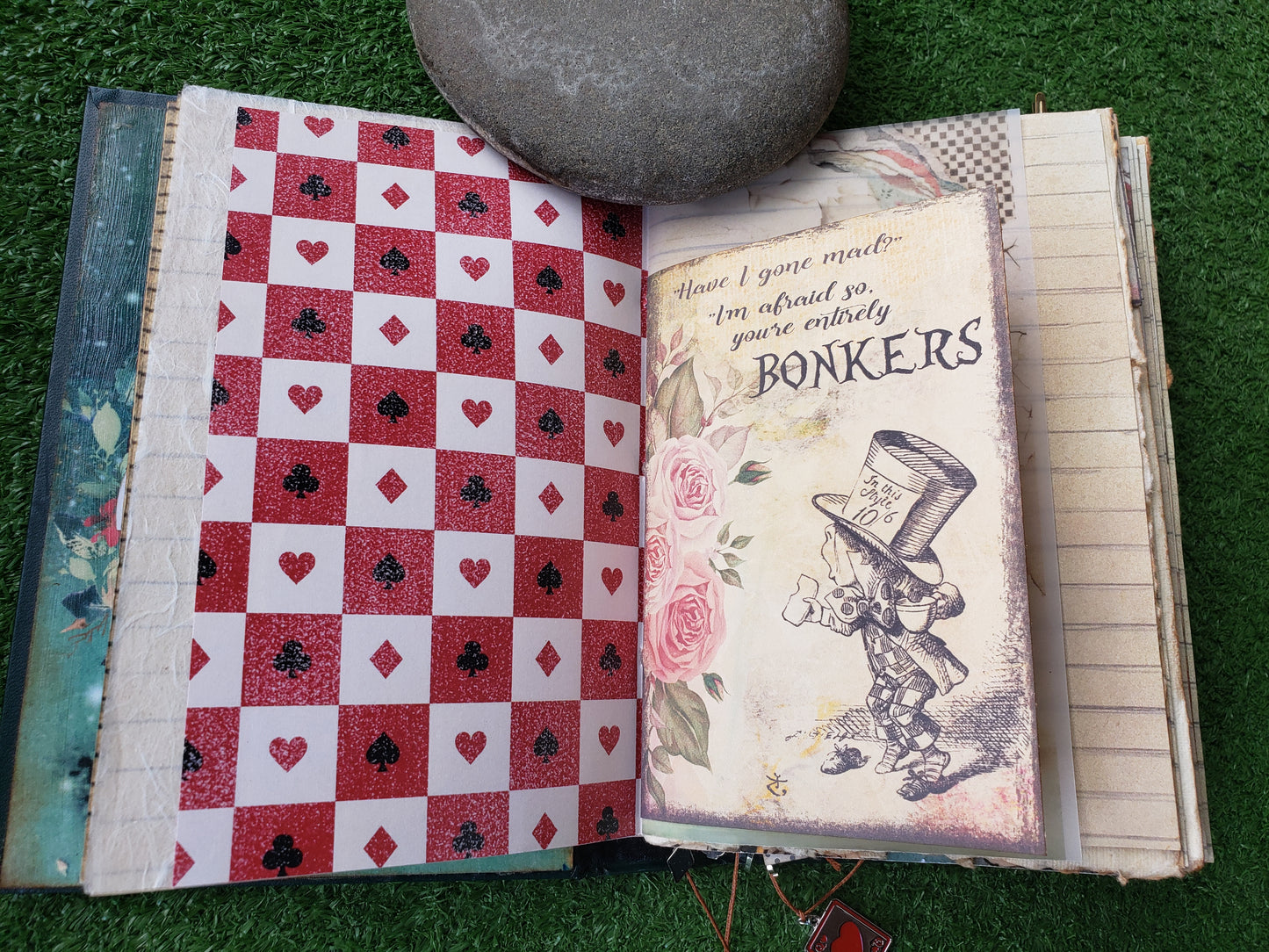 Alice in Wonderland themed Journal