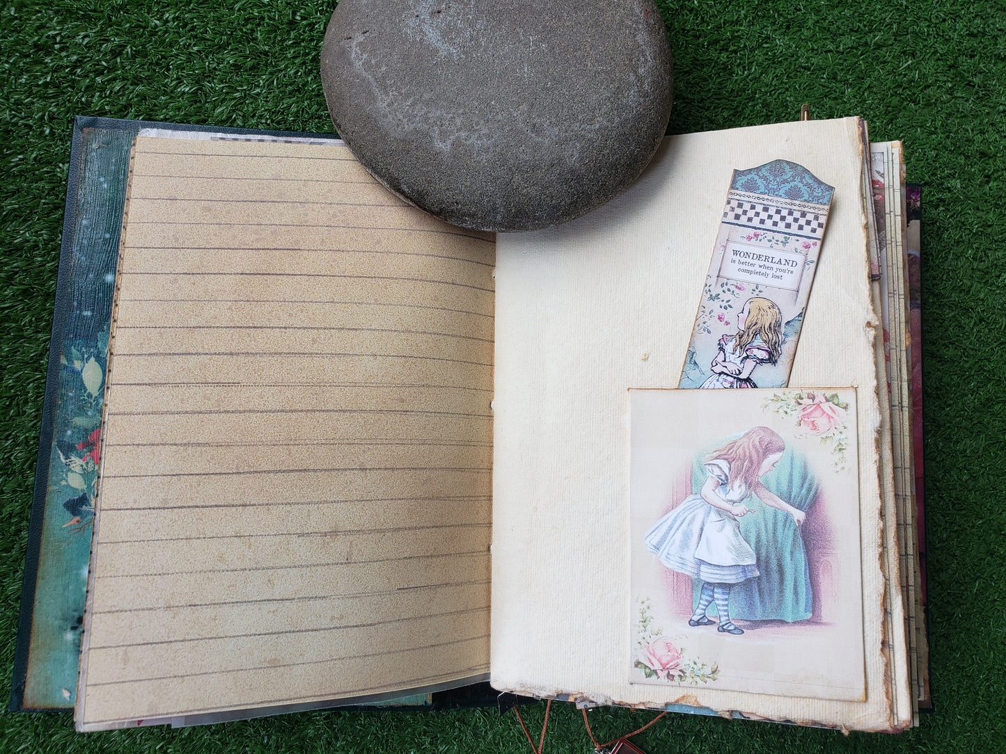 Alice in Wonderland themed Journal