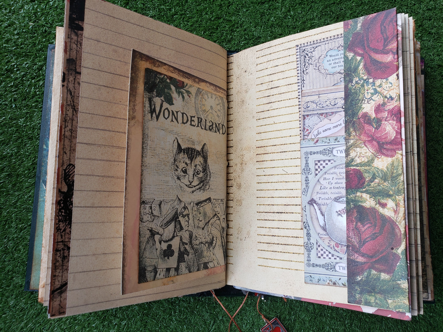 Alice in Wonderland themed Journal