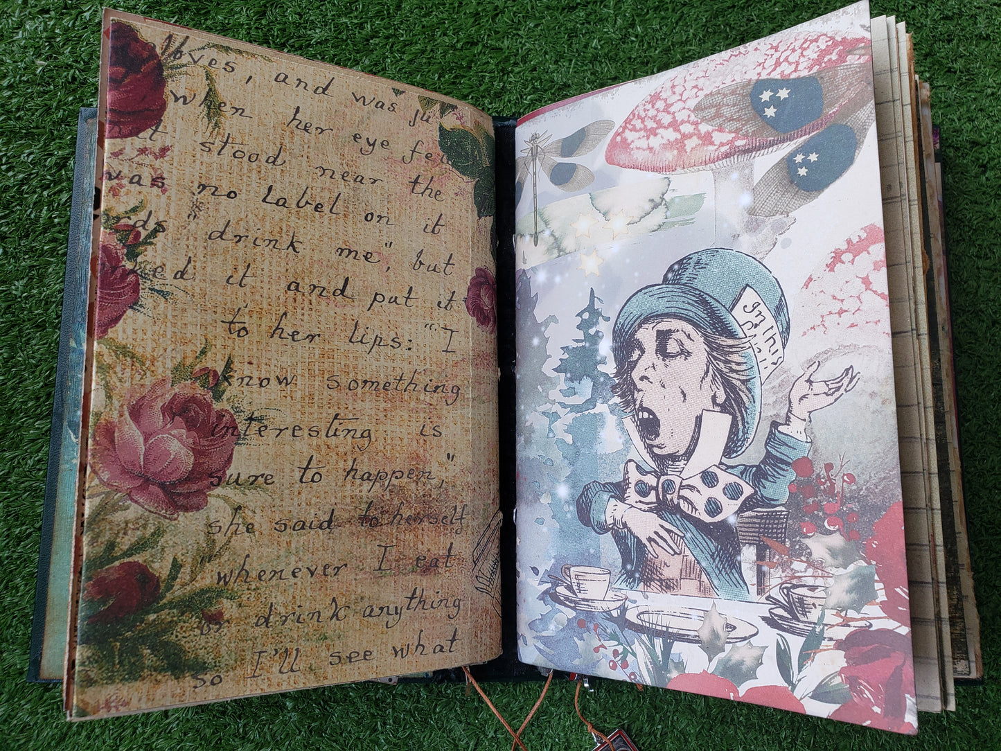 Alice in Wonderland themed Journal