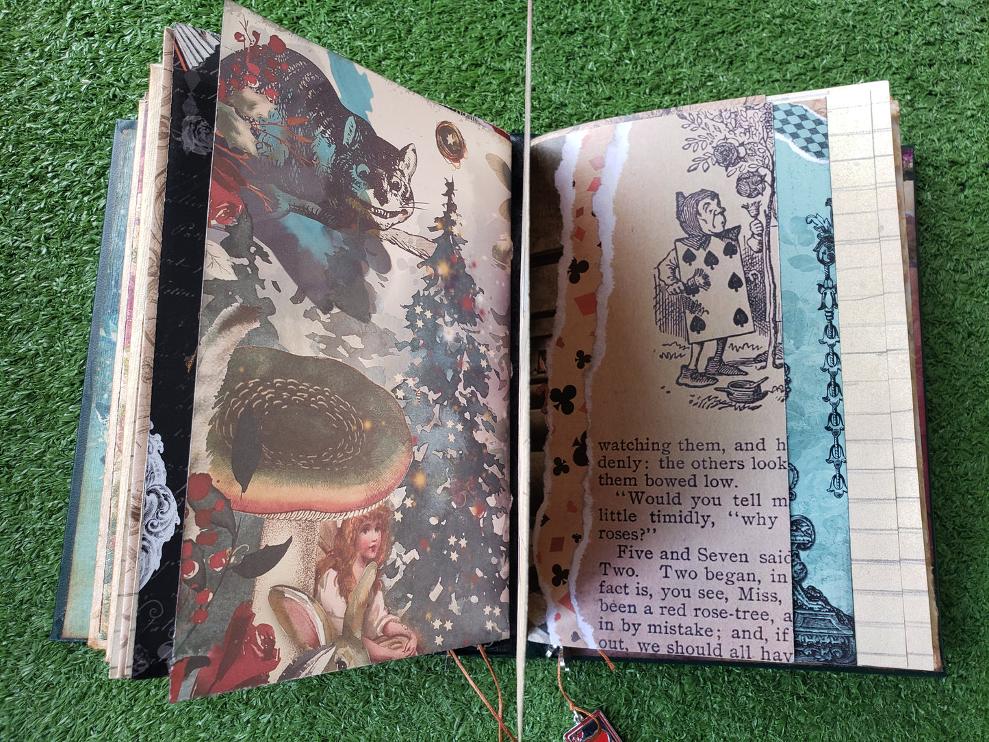 Alice in Wonderland themed Journal