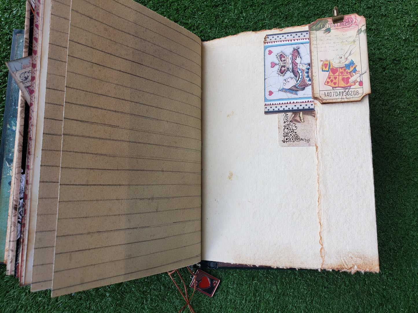 Alice in Wonderland themed Journal