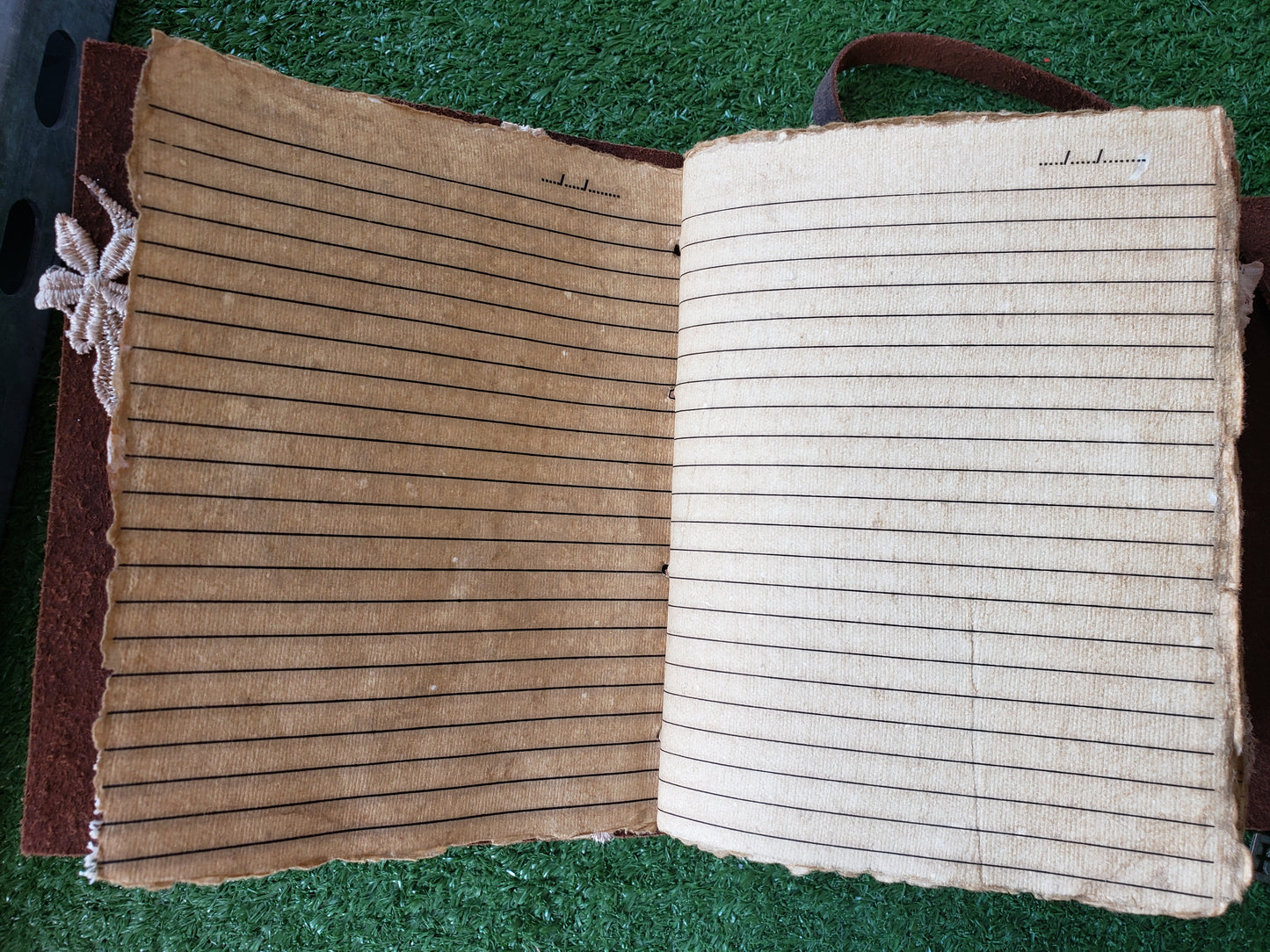 Victorian Journal - Leather Cover with Key