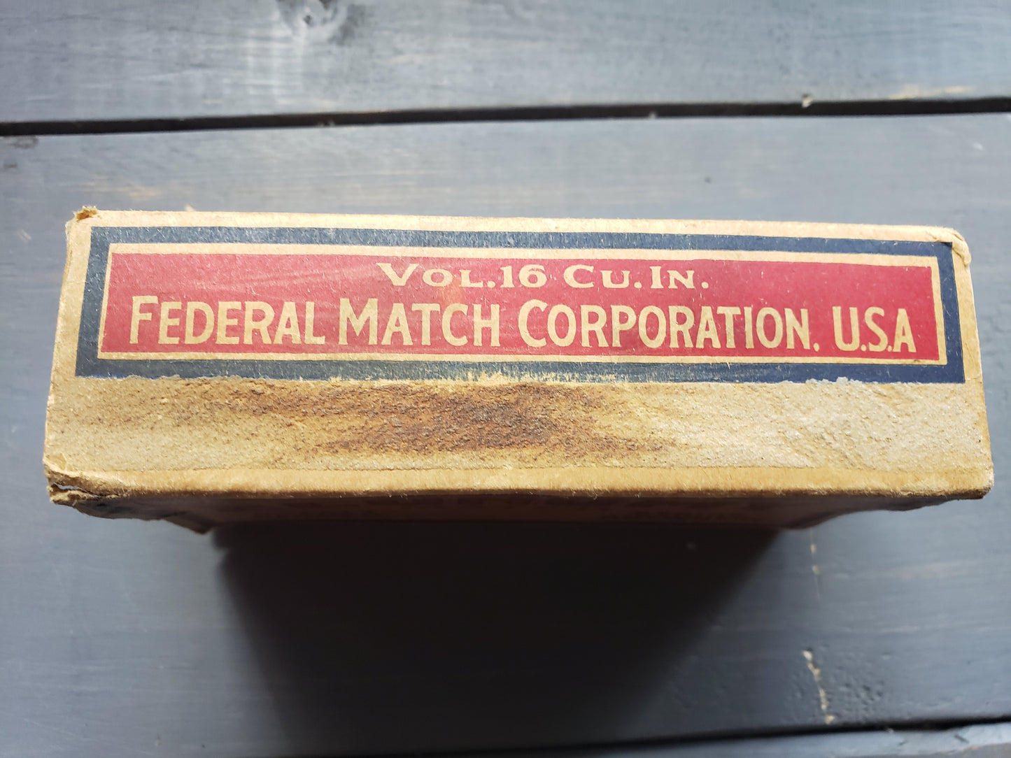 Federal Economy Matches (empty box)