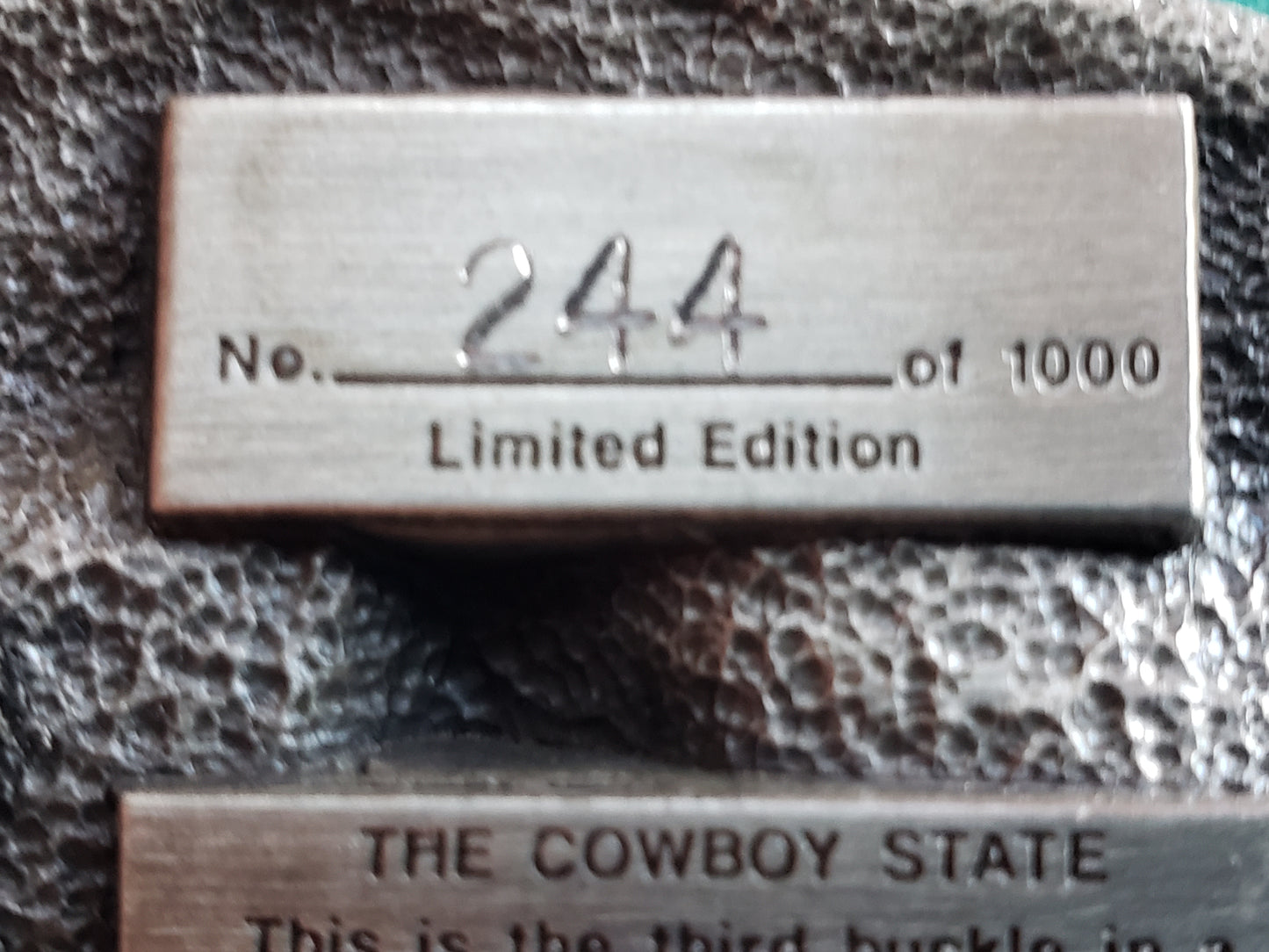 Wyoming Collectible belt buckle