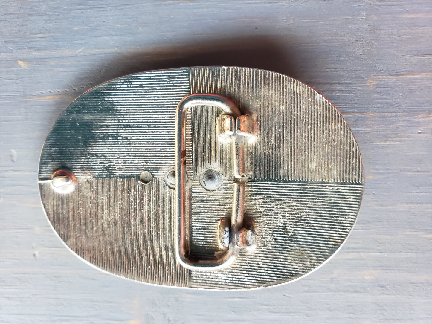 Horse Head Silver Tone Scrollwork belt buckle