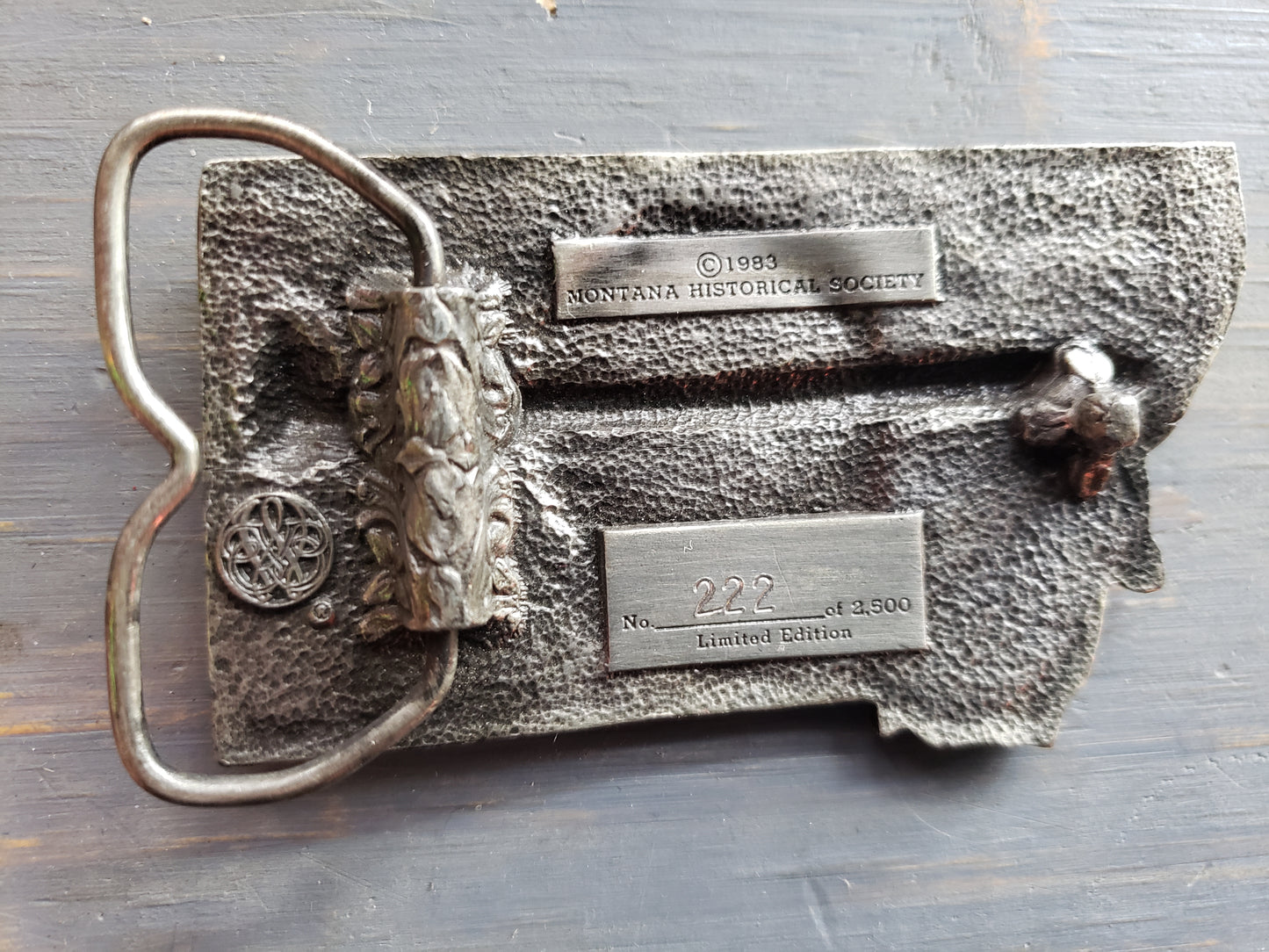 Northern Pacific Montana belt buckle