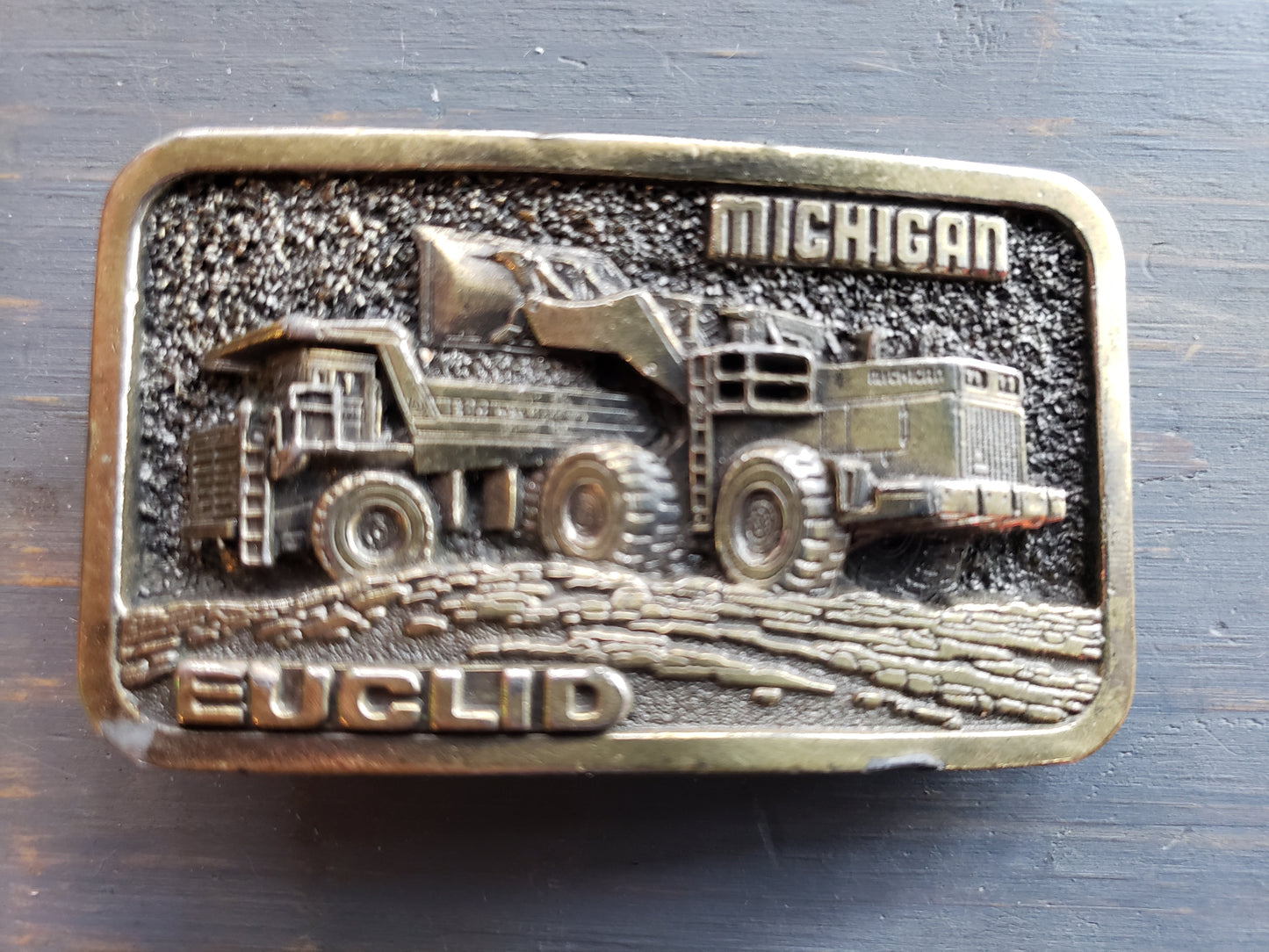 EUCLID Michigan mining belt buckle