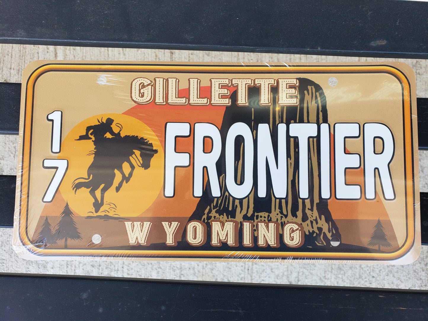 Frontier License Plate