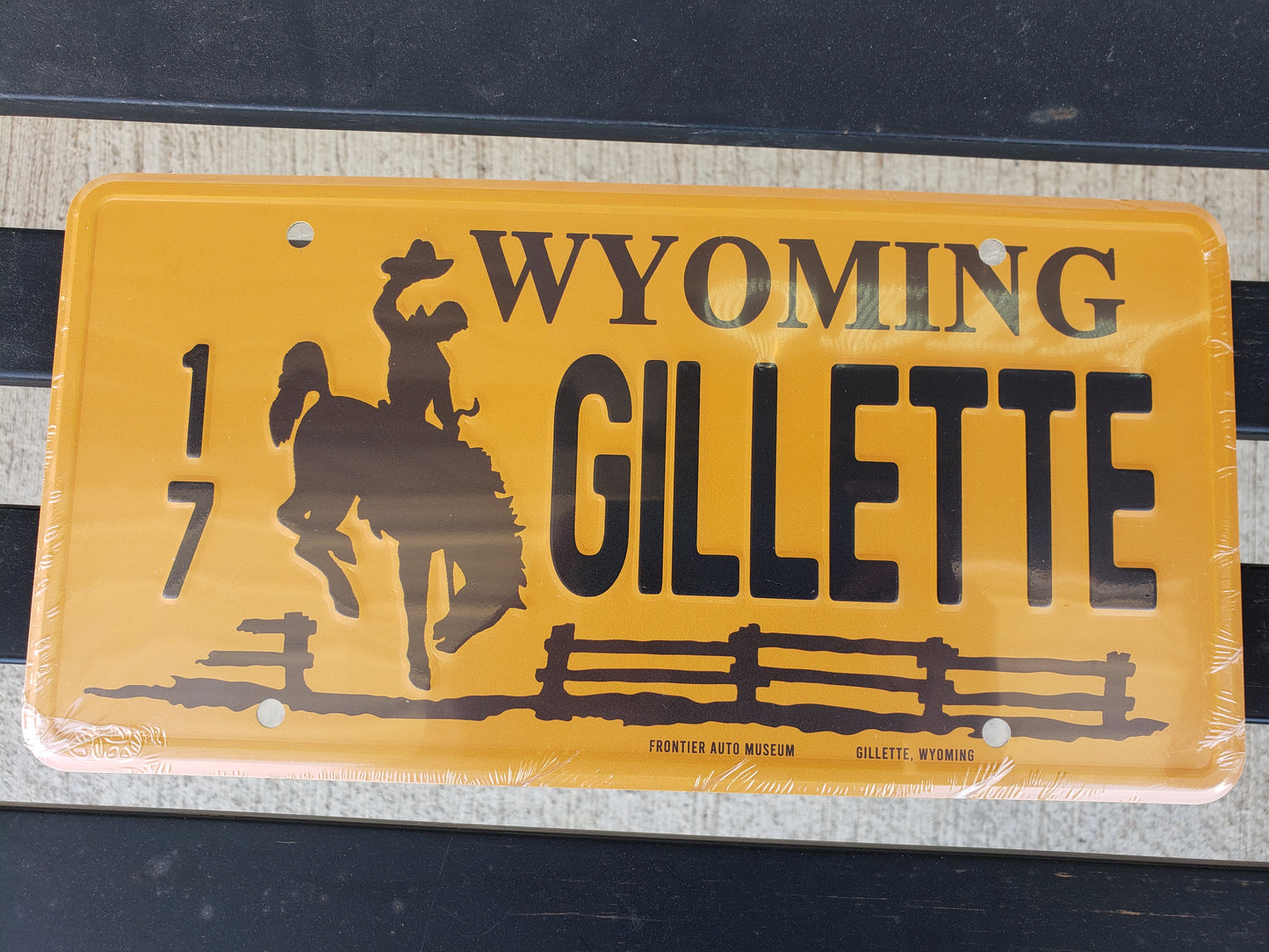 Gillette Wyoming License Plate