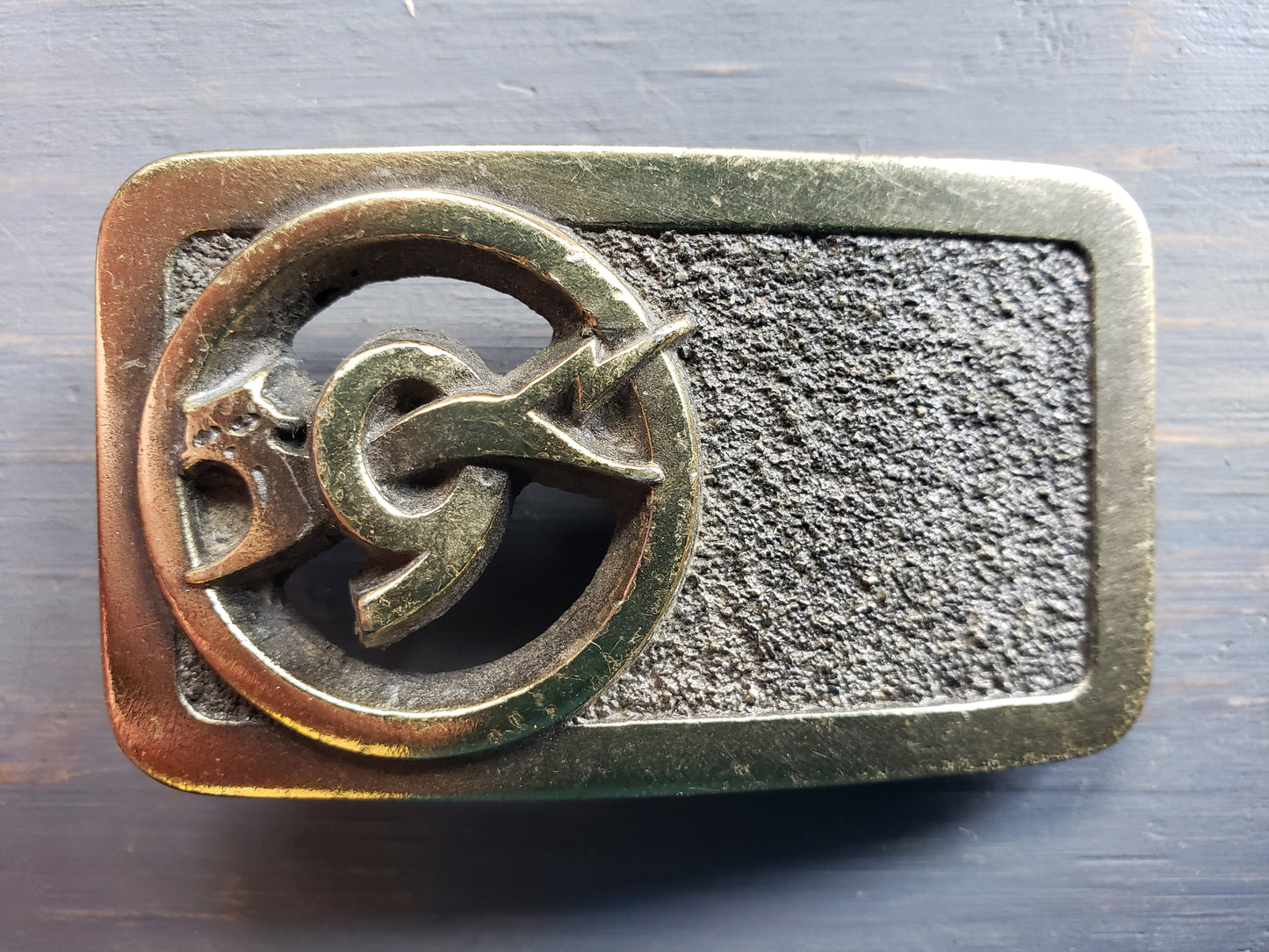 Union Carbide belt buckle