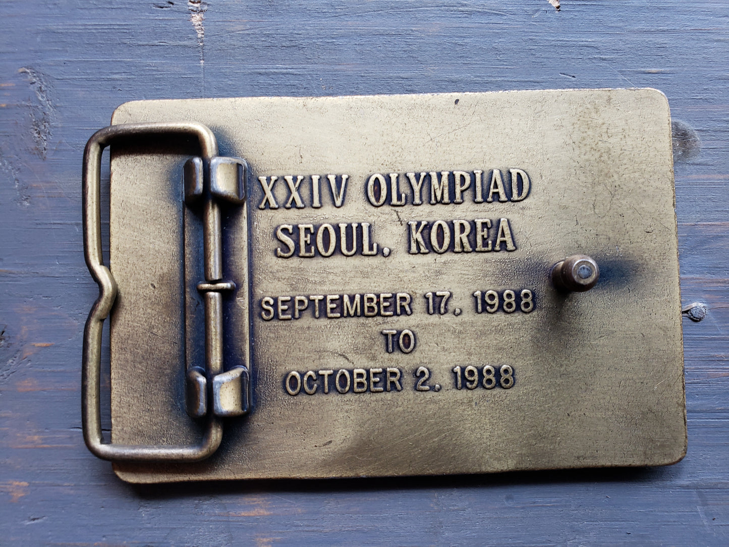 1988 United States Shooting Team belt buckle (Olympics)