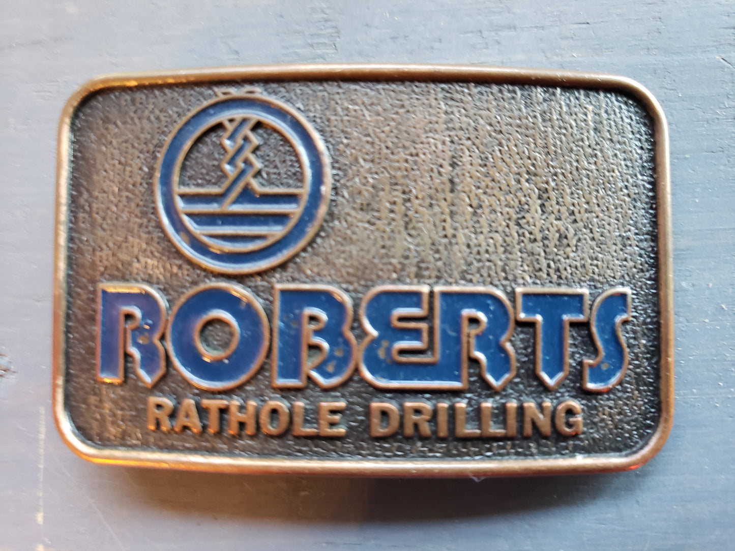 Robert's Rathole Drilling belt buckle