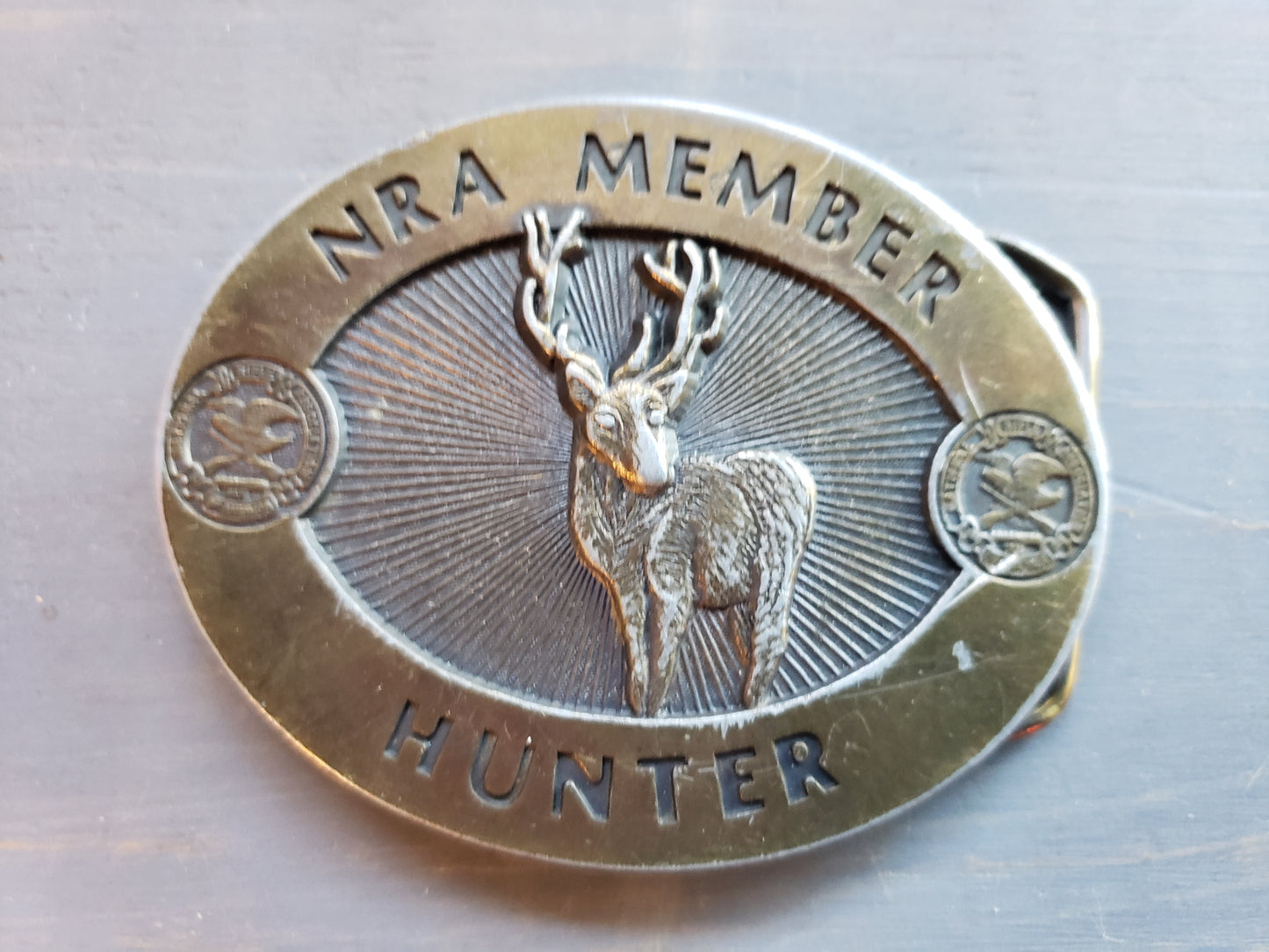 NRA Member Hunter belt buckle