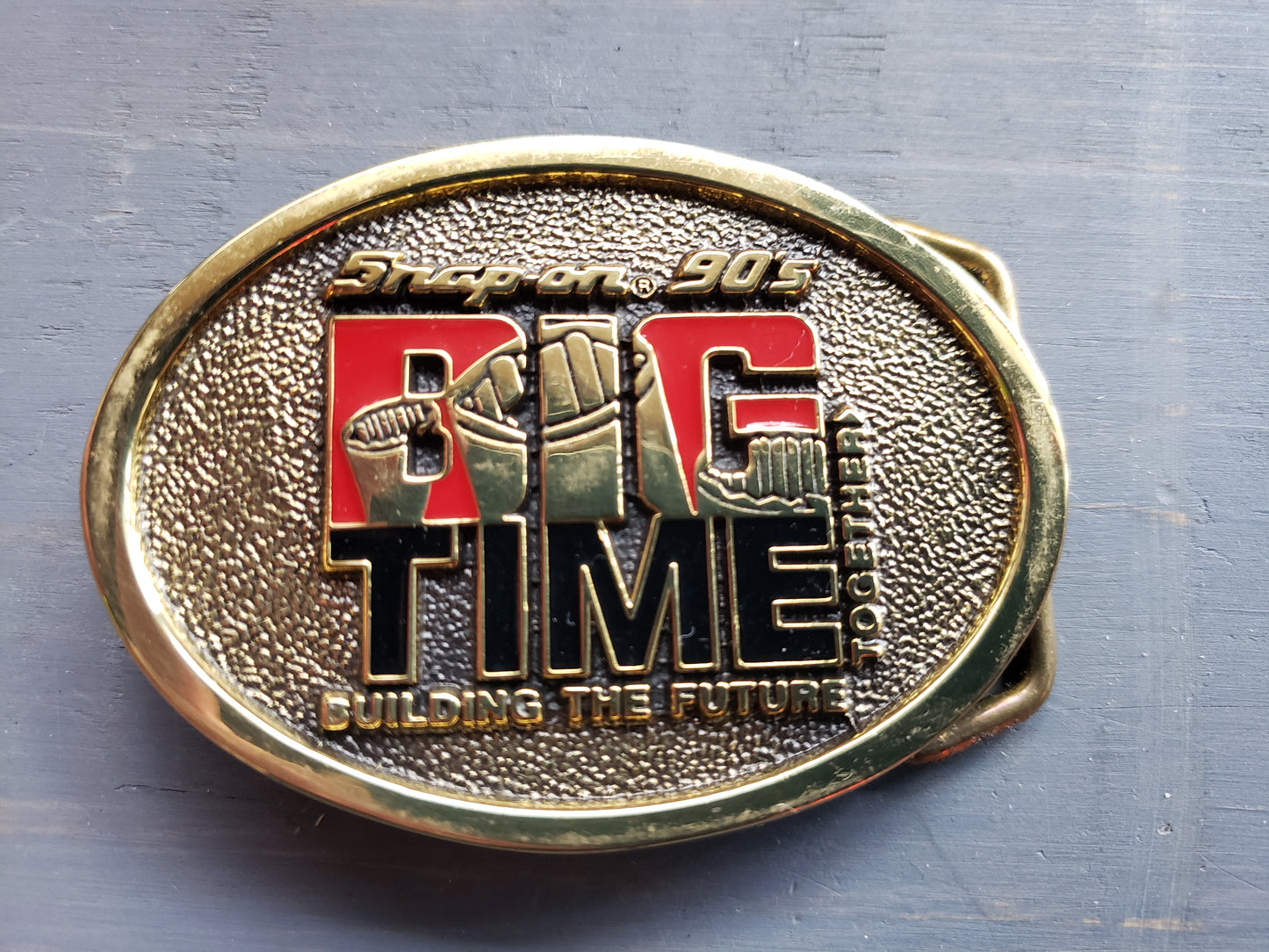Snap On BIG TIME belt buckle
