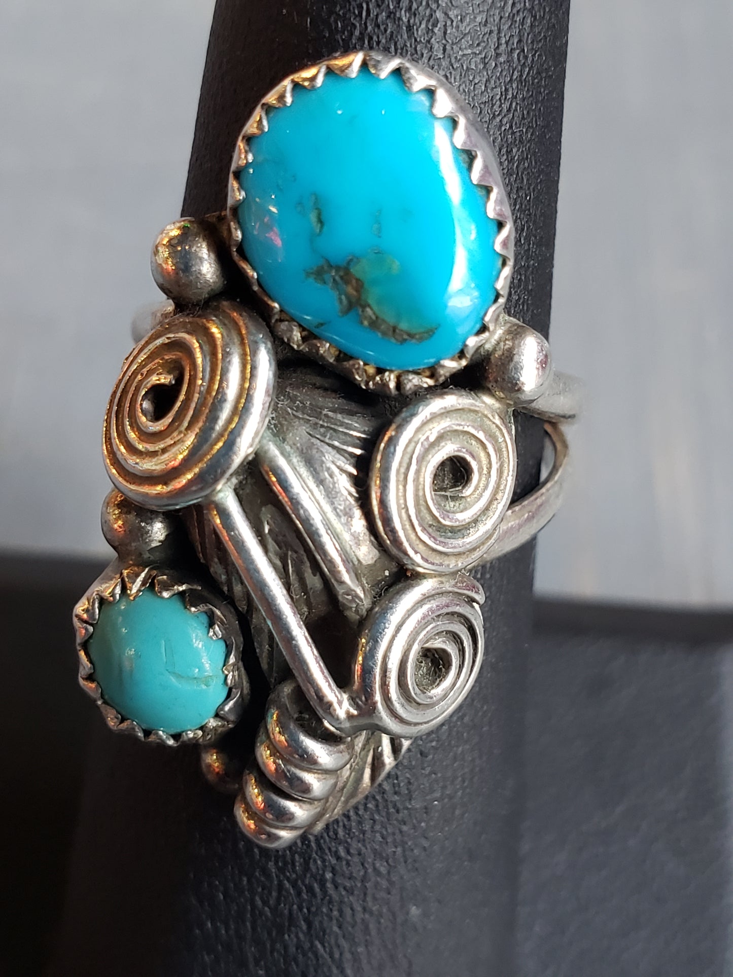 Sterling Turquoise Ring size 7