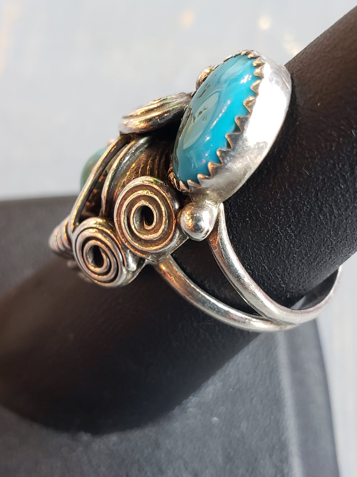 Sterling Turquoise Ring size 7