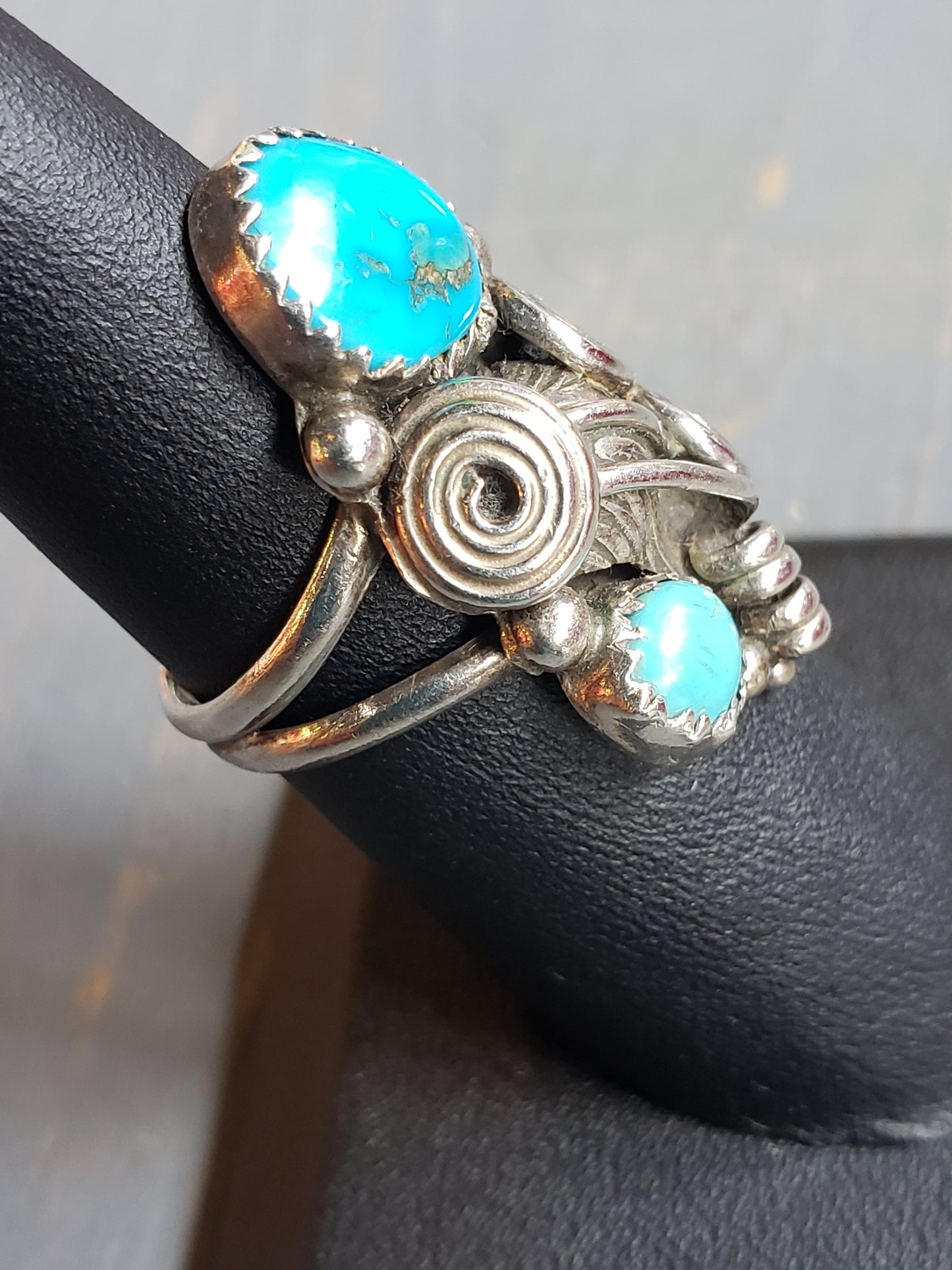 Sterling Turquoise Ring size 7