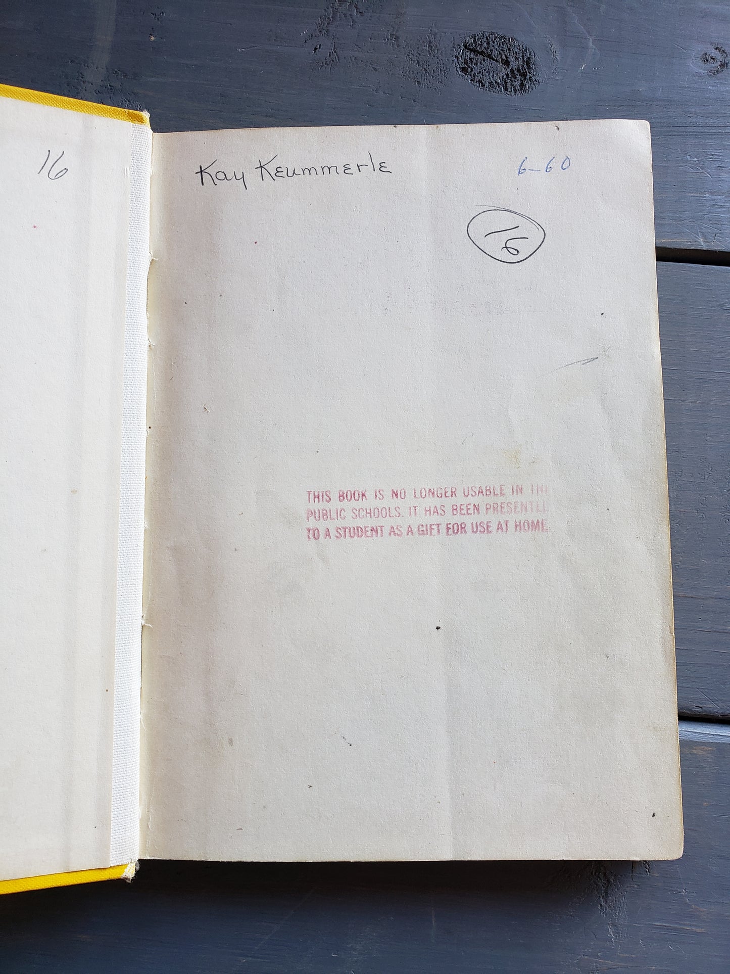 1953 Just Imagine textbook