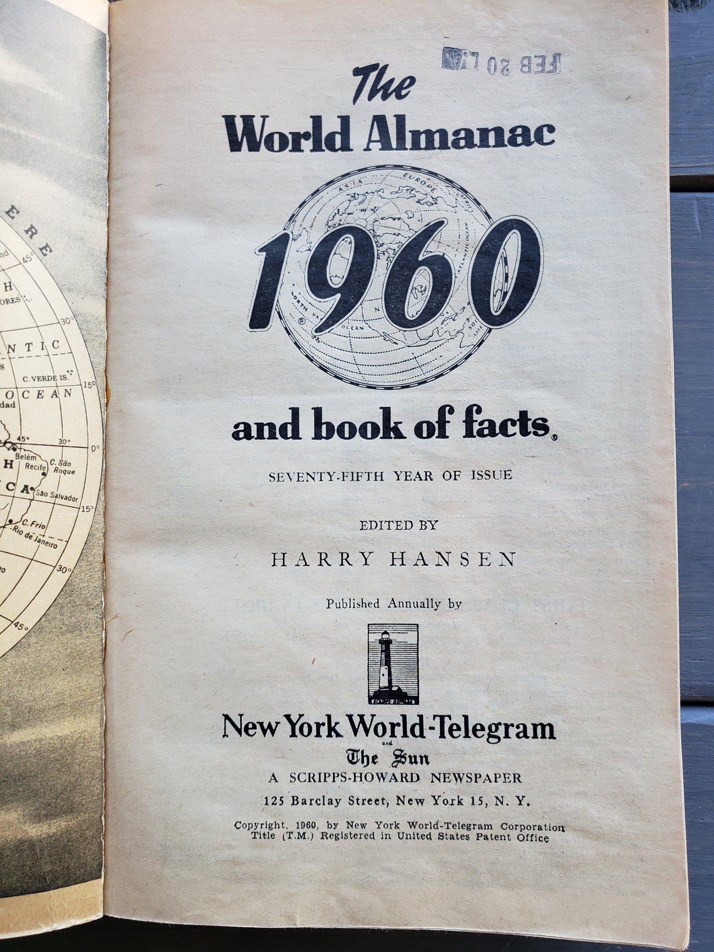 1960 World Almanac and book of facts