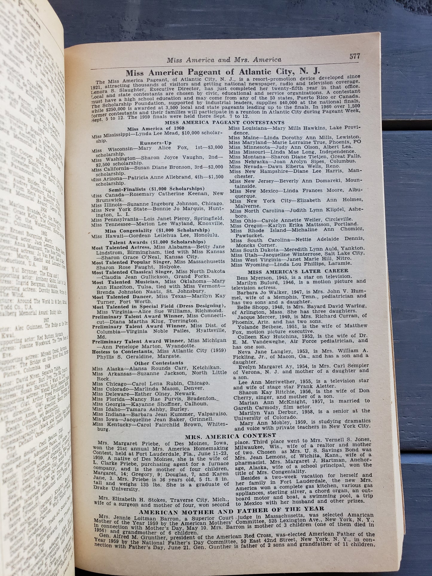 1960 World Almanac and book of facts