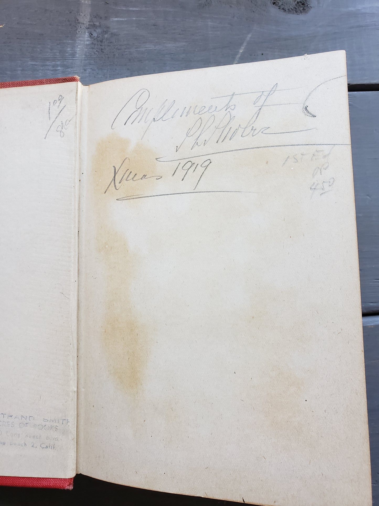 (1920) Owen Wister, A Straight Deal or The Ancient Grudge