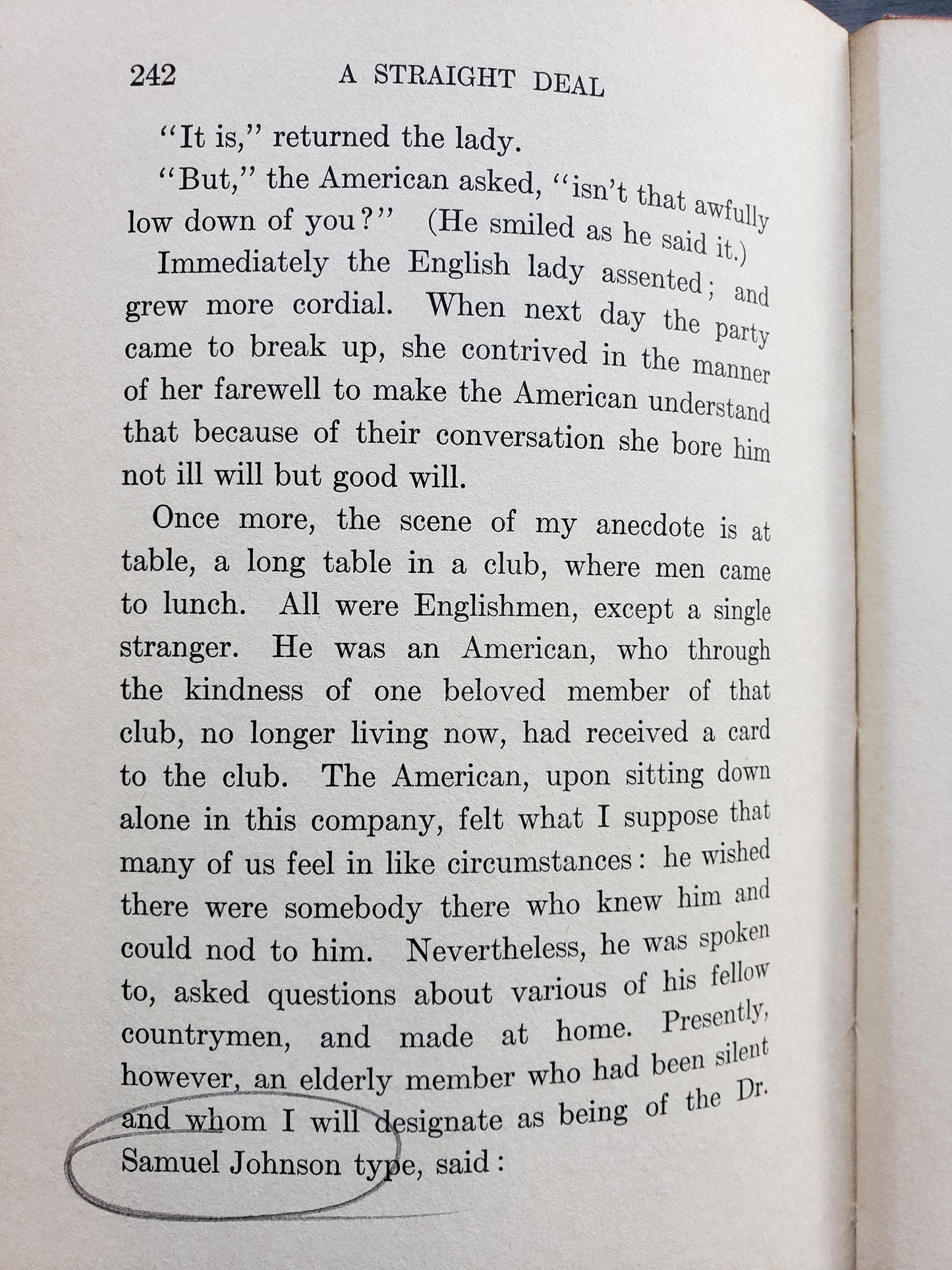 (1920) Owen Wister, A Straight Deal or The Ancient Grudge