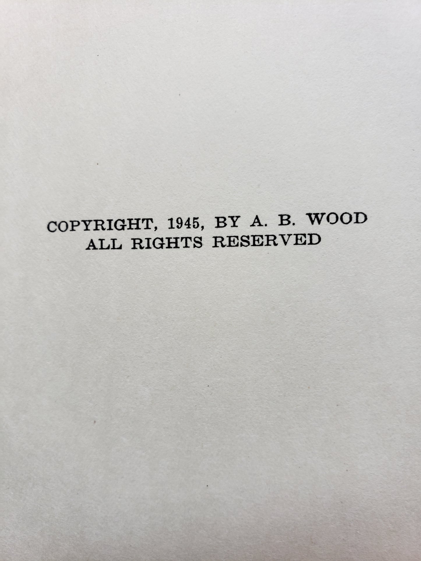 Fifty Years of Yesterdays by A.B. Wood (Nebraska History)
