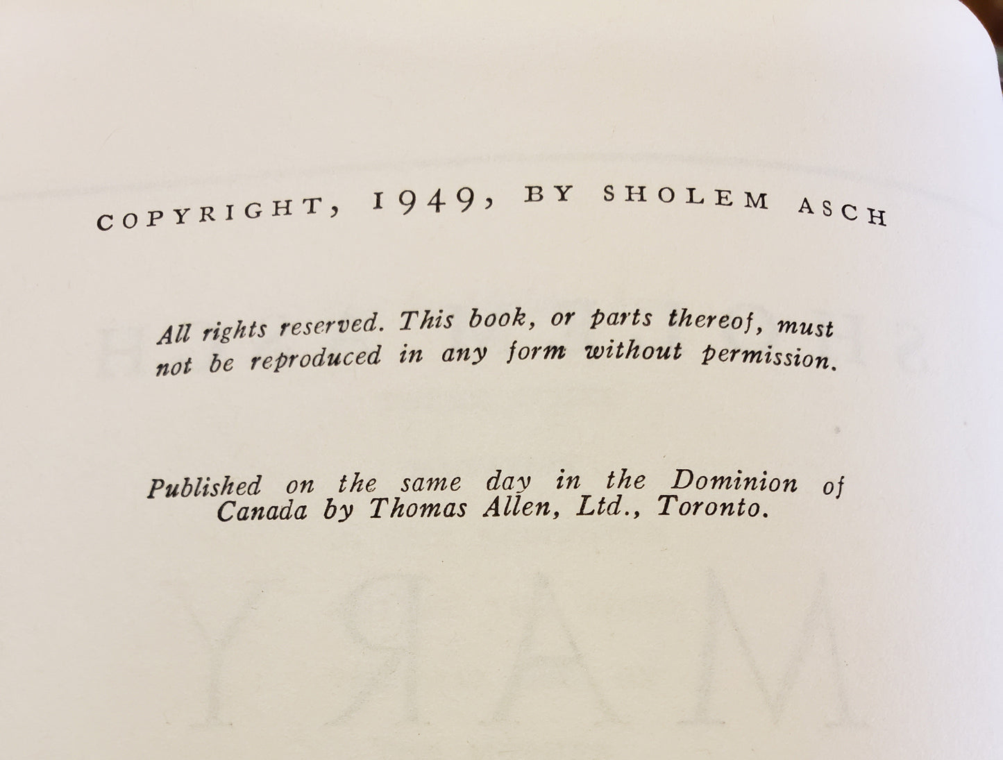 Mary, by Sholem Asch (1949)