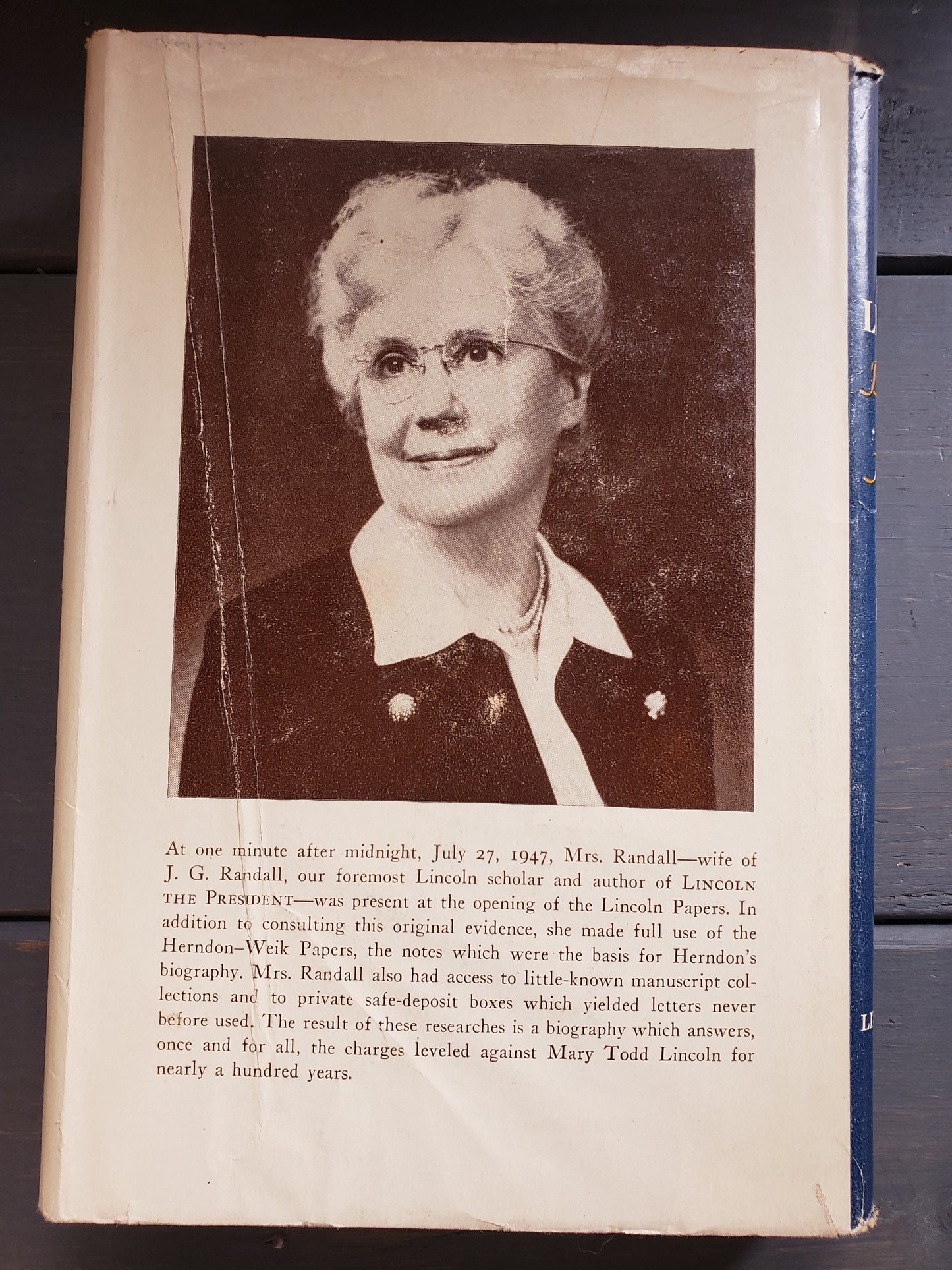 Mary Lincoln Biography of a Marriage 1953