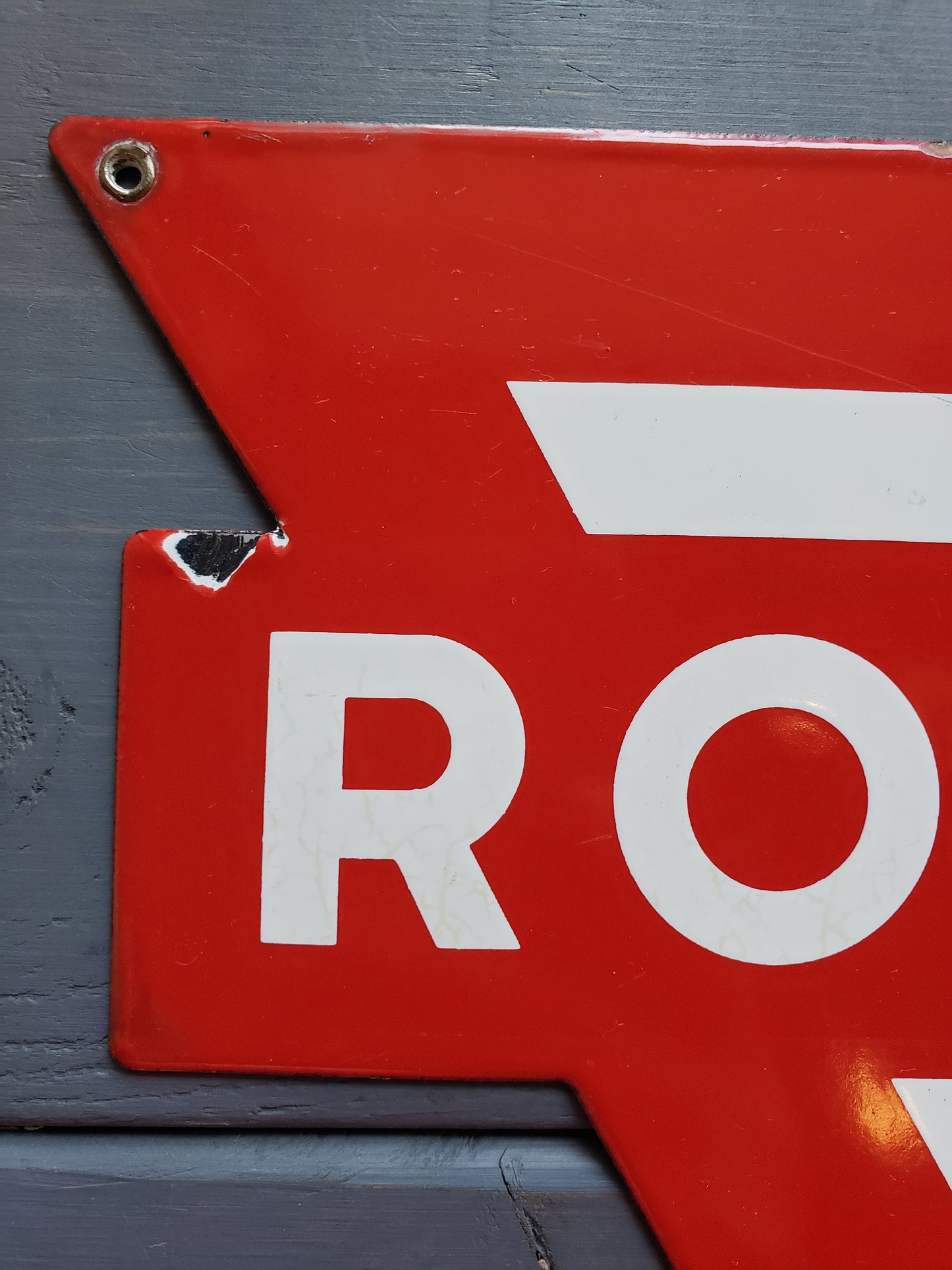 Original ROYAL gas pump plate