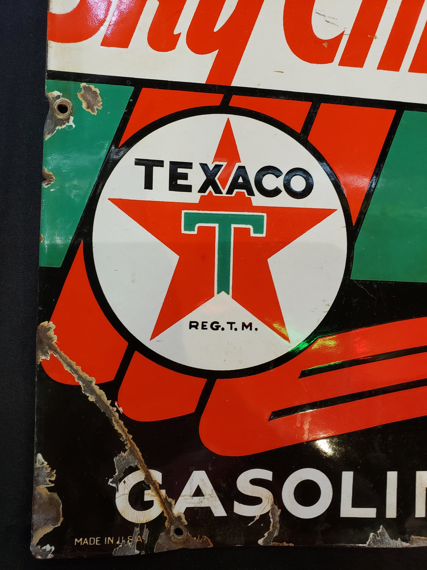 Original Sky Chief gas pump plate