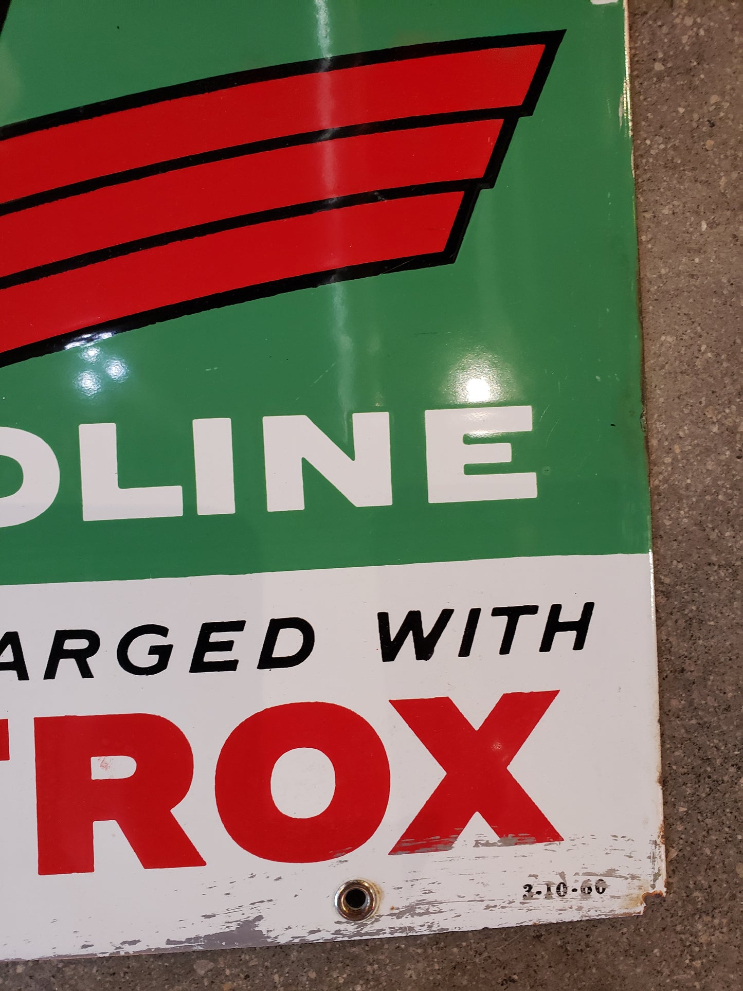 Sky Chief Su-preme Gas Pump Plate