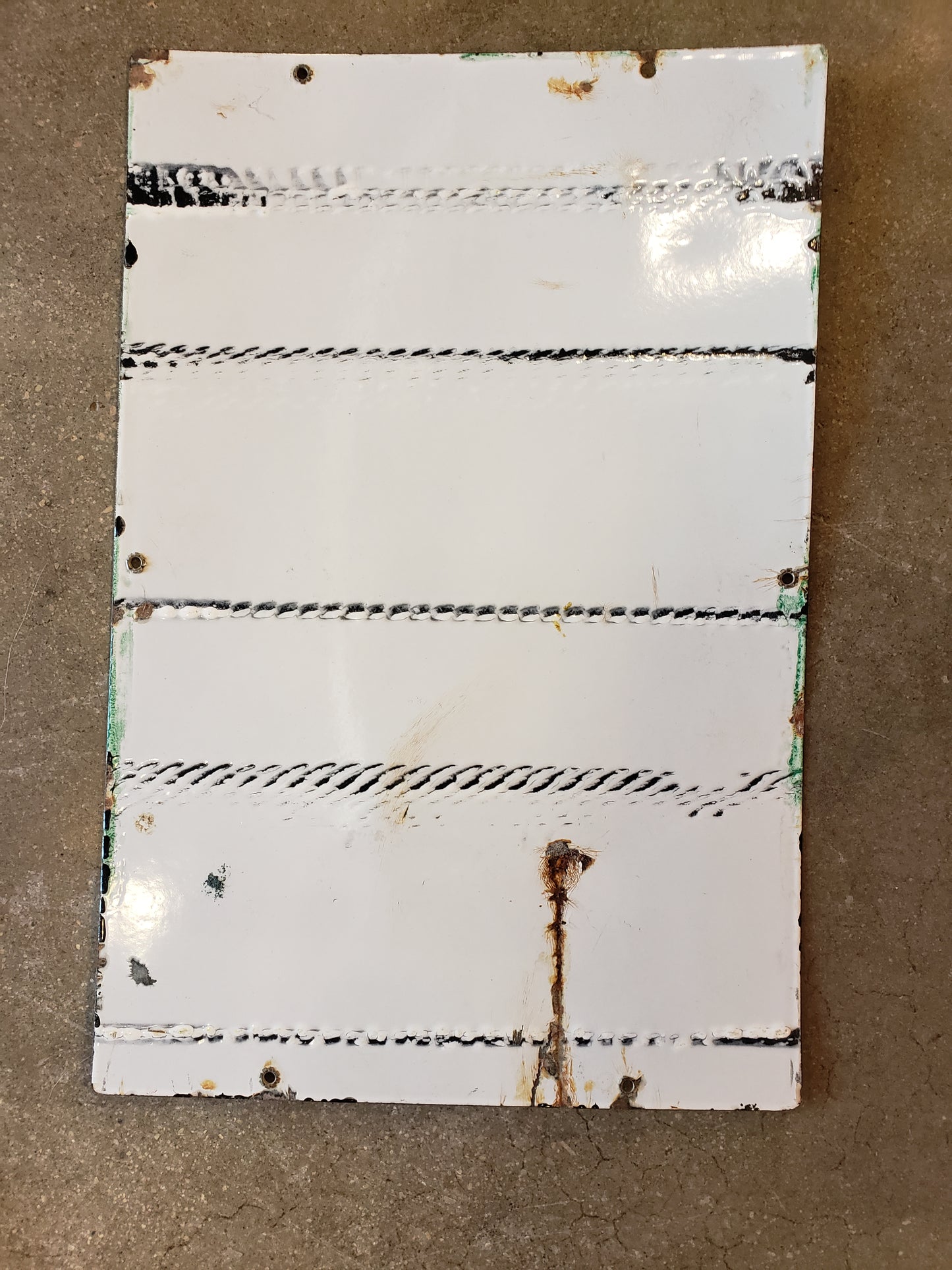 1947 Original Sky Chief gas pump plate