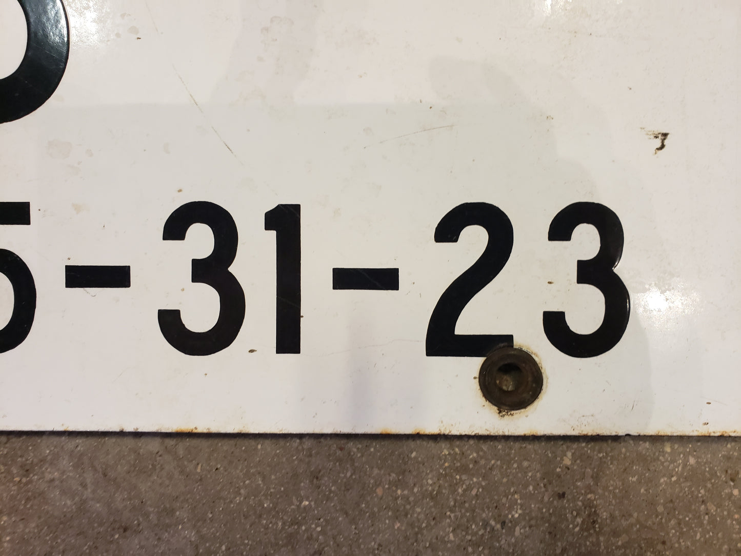 Standard OiI Company of California oil lease sign