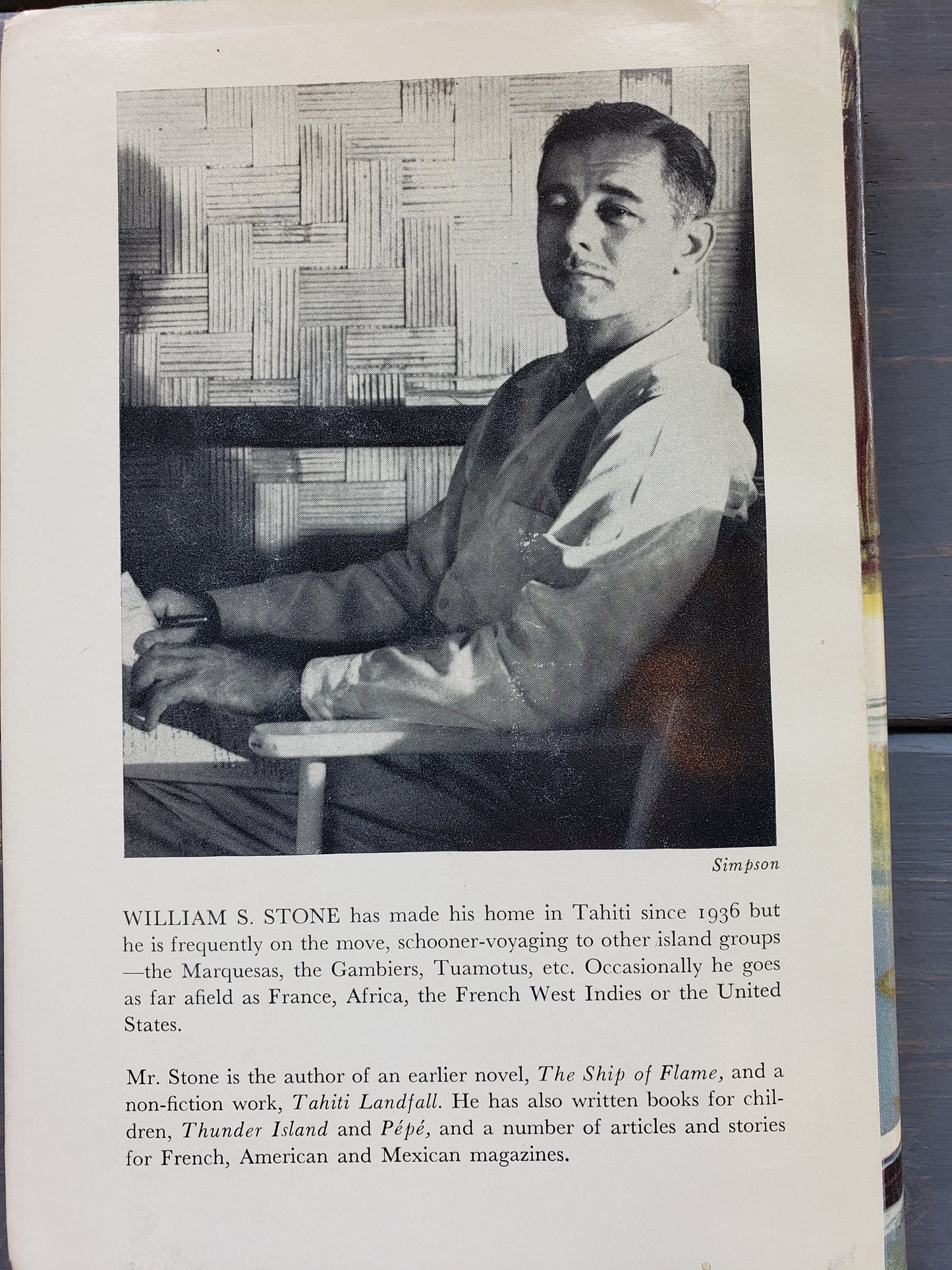 Two Came By Sea by William S. Stone (1953)