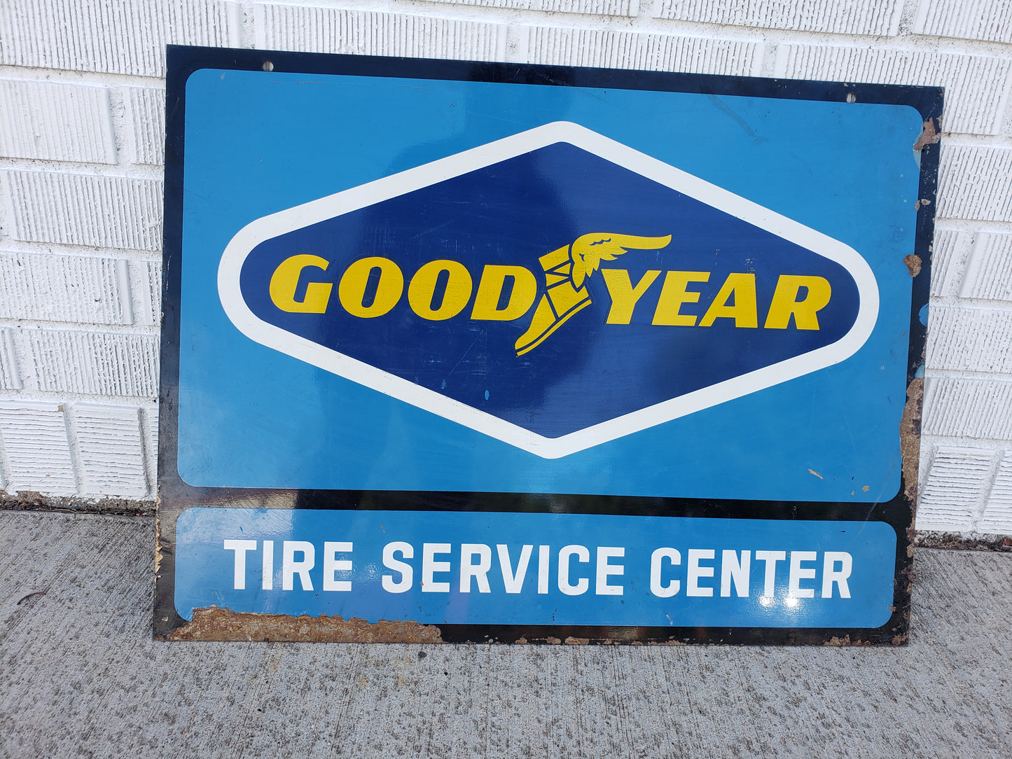 Goodyear Tire Service Center Double Sided Sign