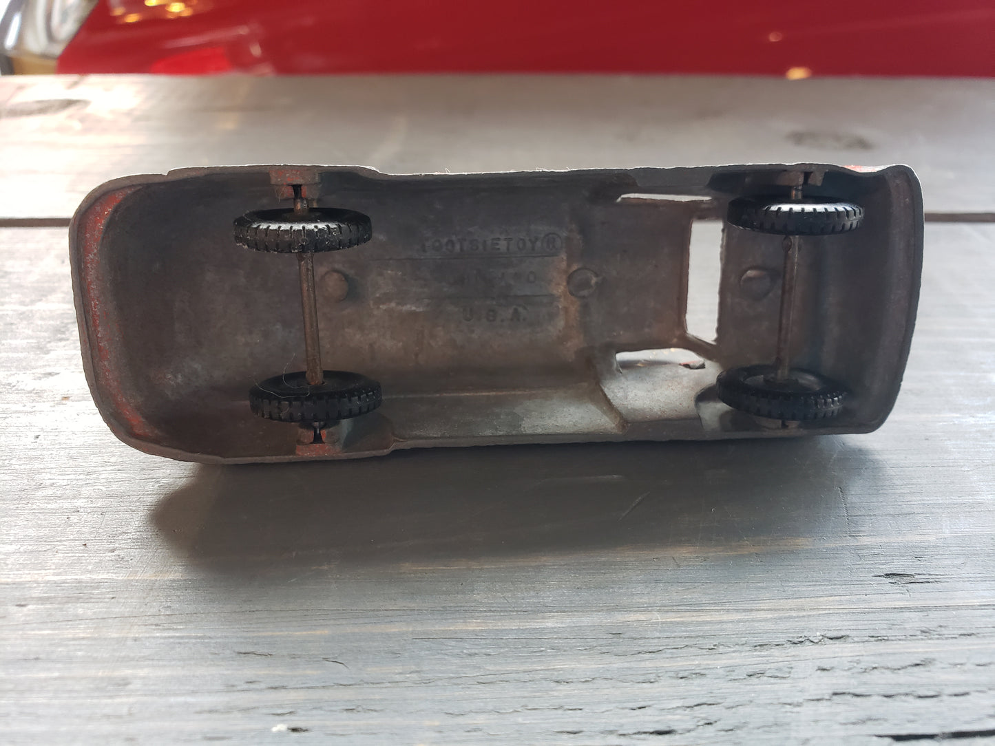 Red Tootsietoy Gasoline Truck
