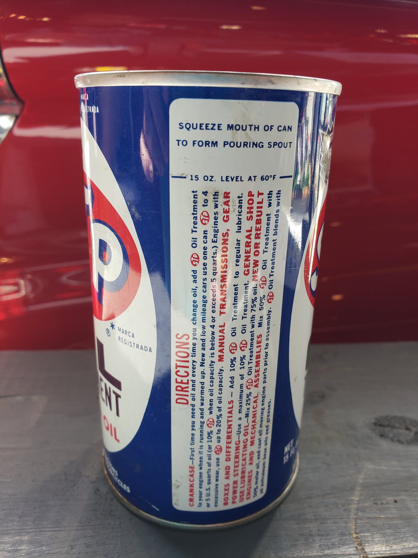 1976 STP Oil Treatment 15 fl oz, unopened.