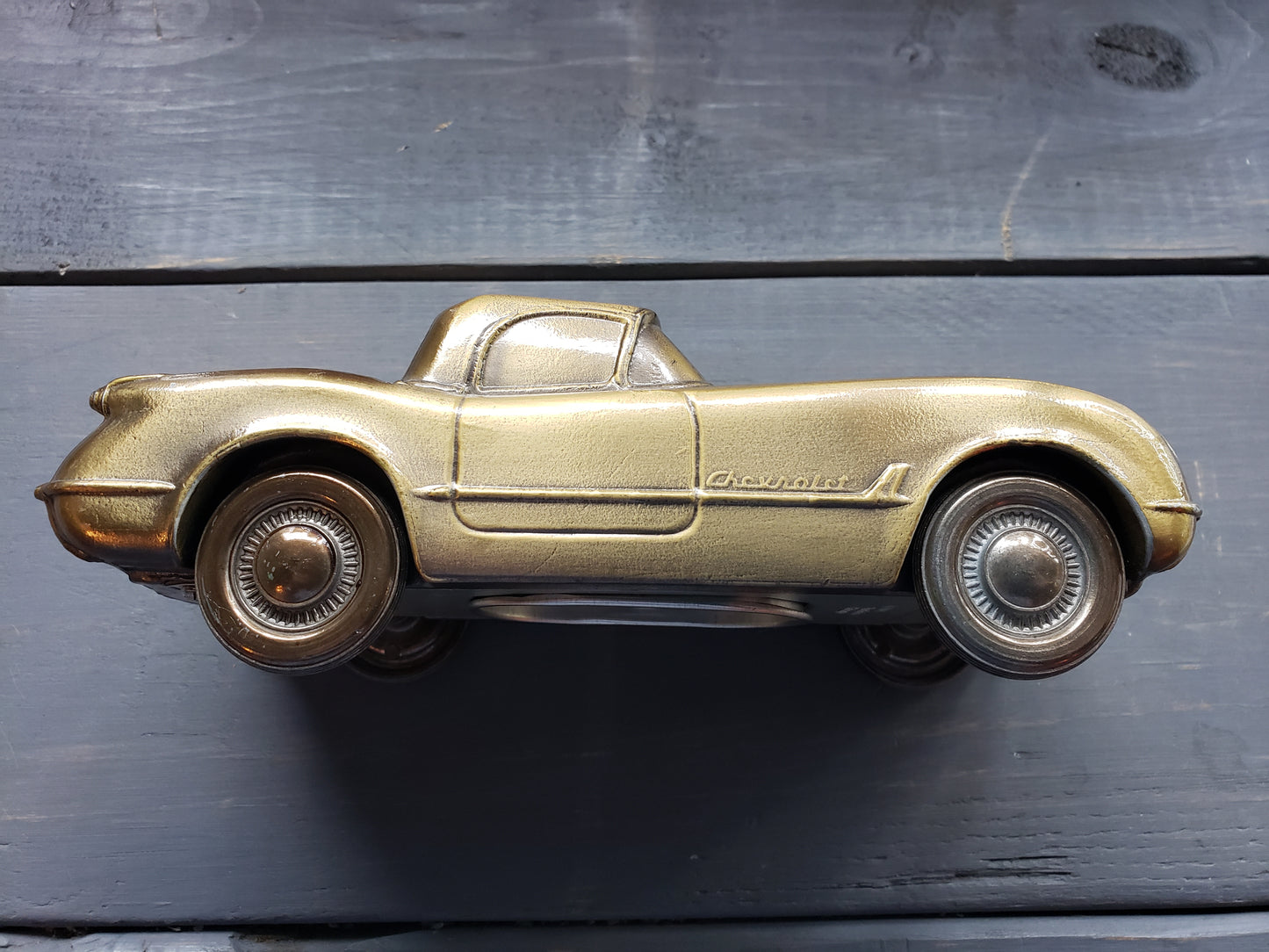 Bronze Corvette bank