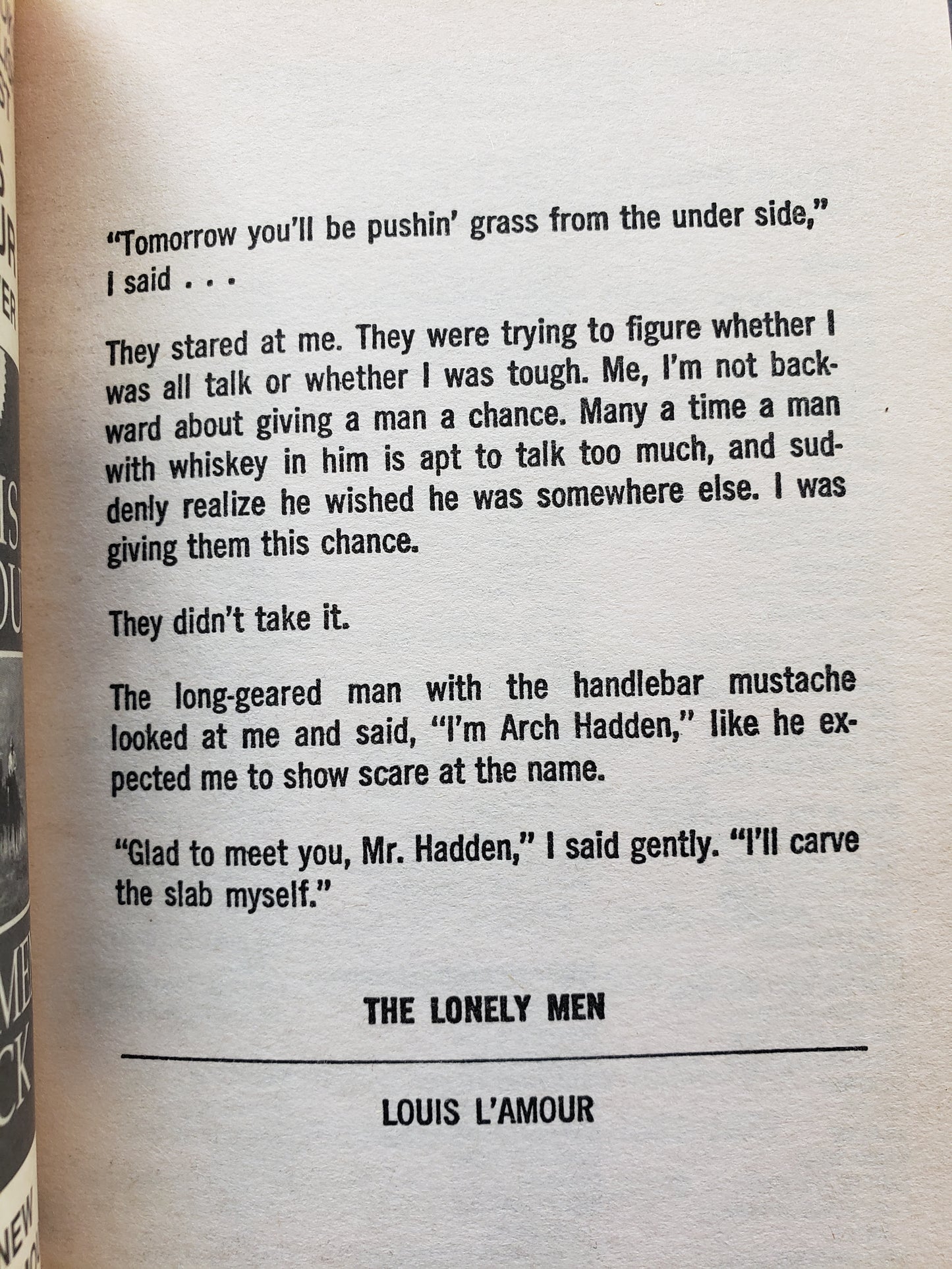Louis L'Amour The Lonely Men (The Sacketts)