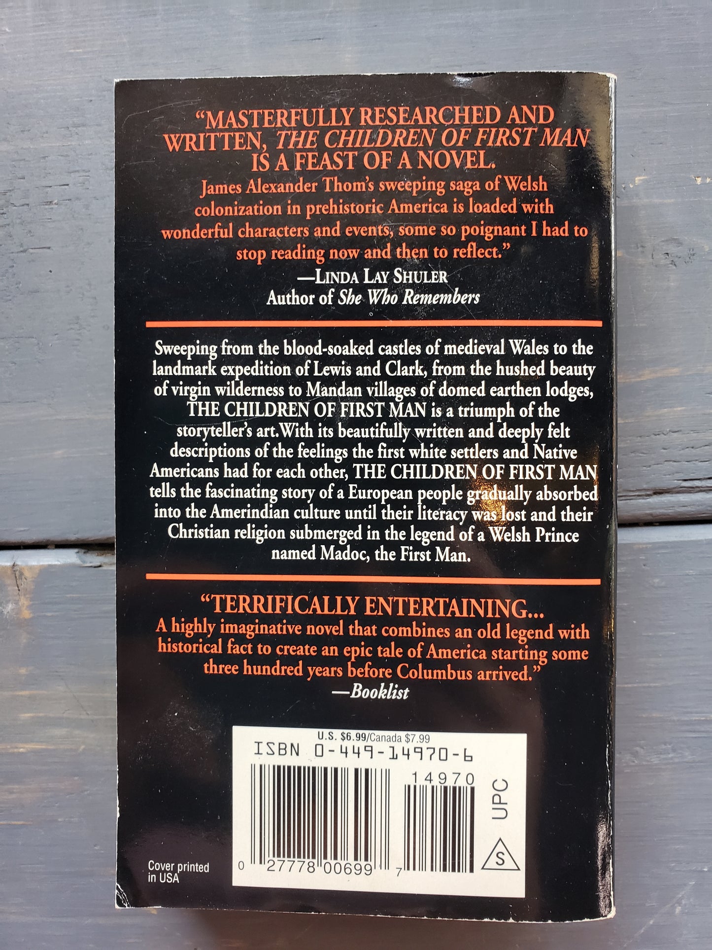 The Children of First Man by James Alexander Thom