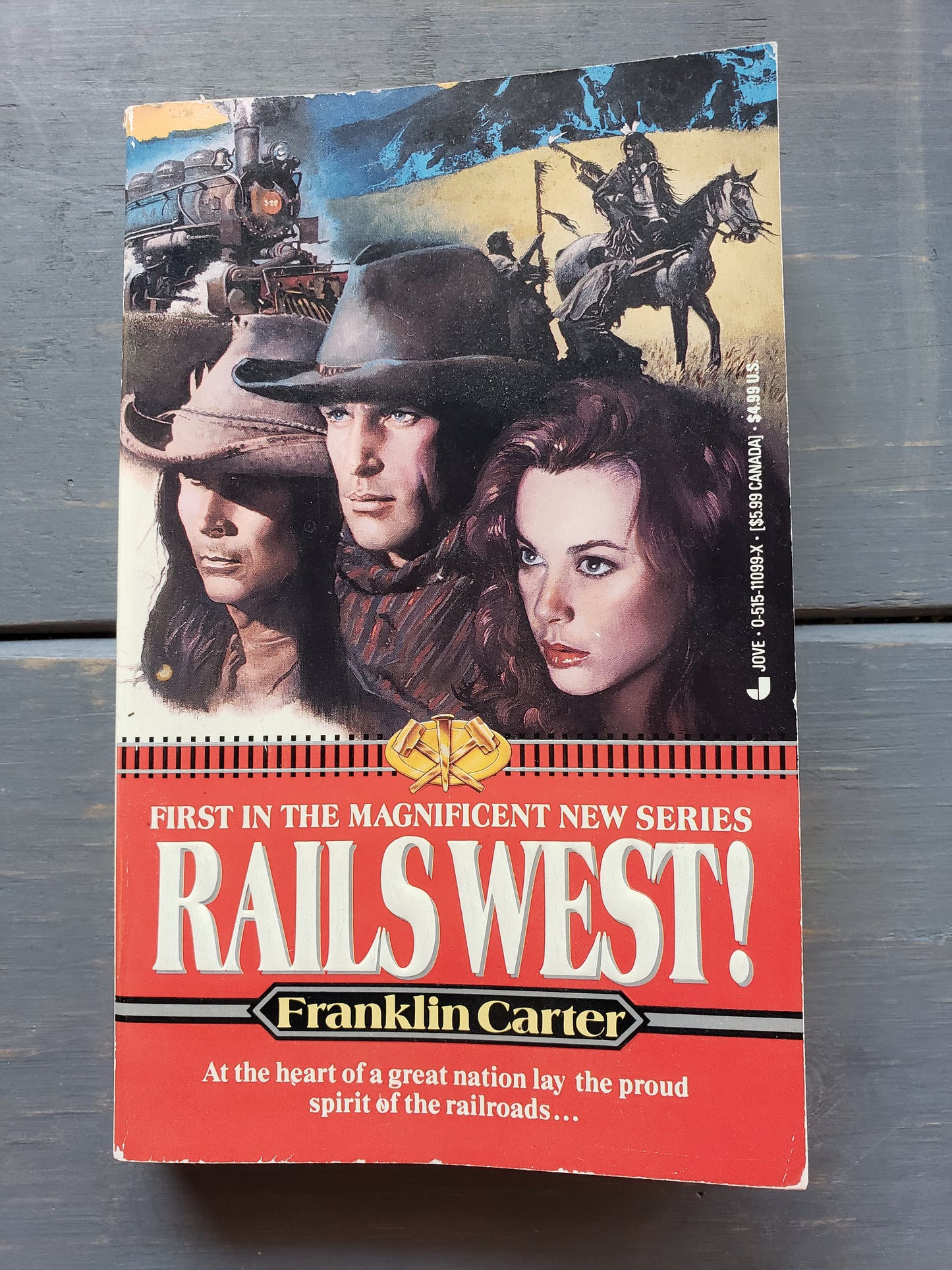Rails West! by Franklin Carter