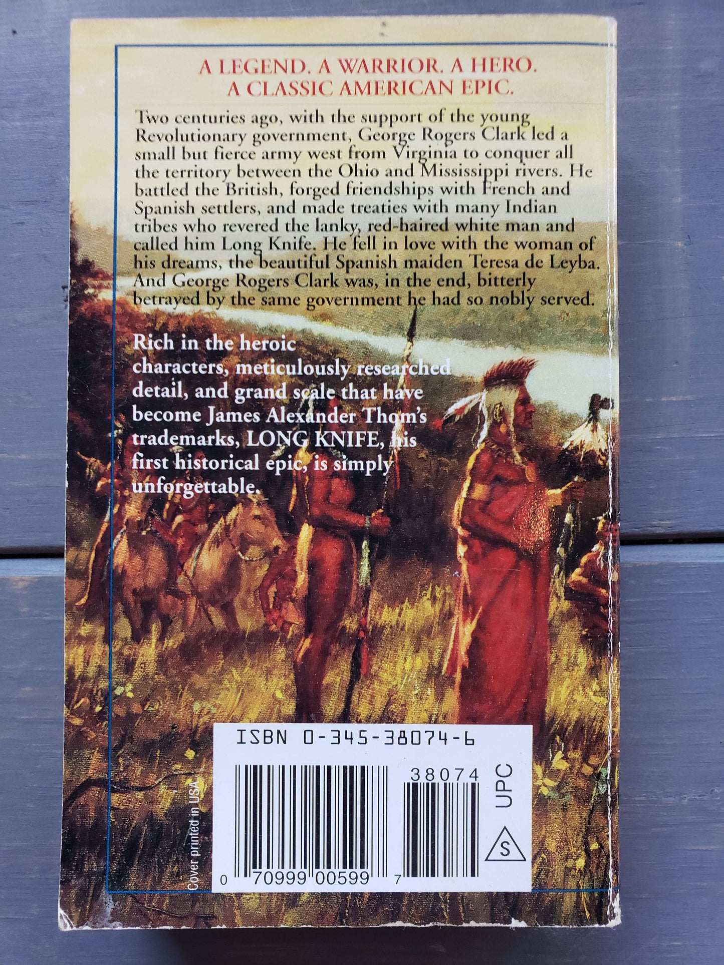 Long Knife by James Alexander Thom