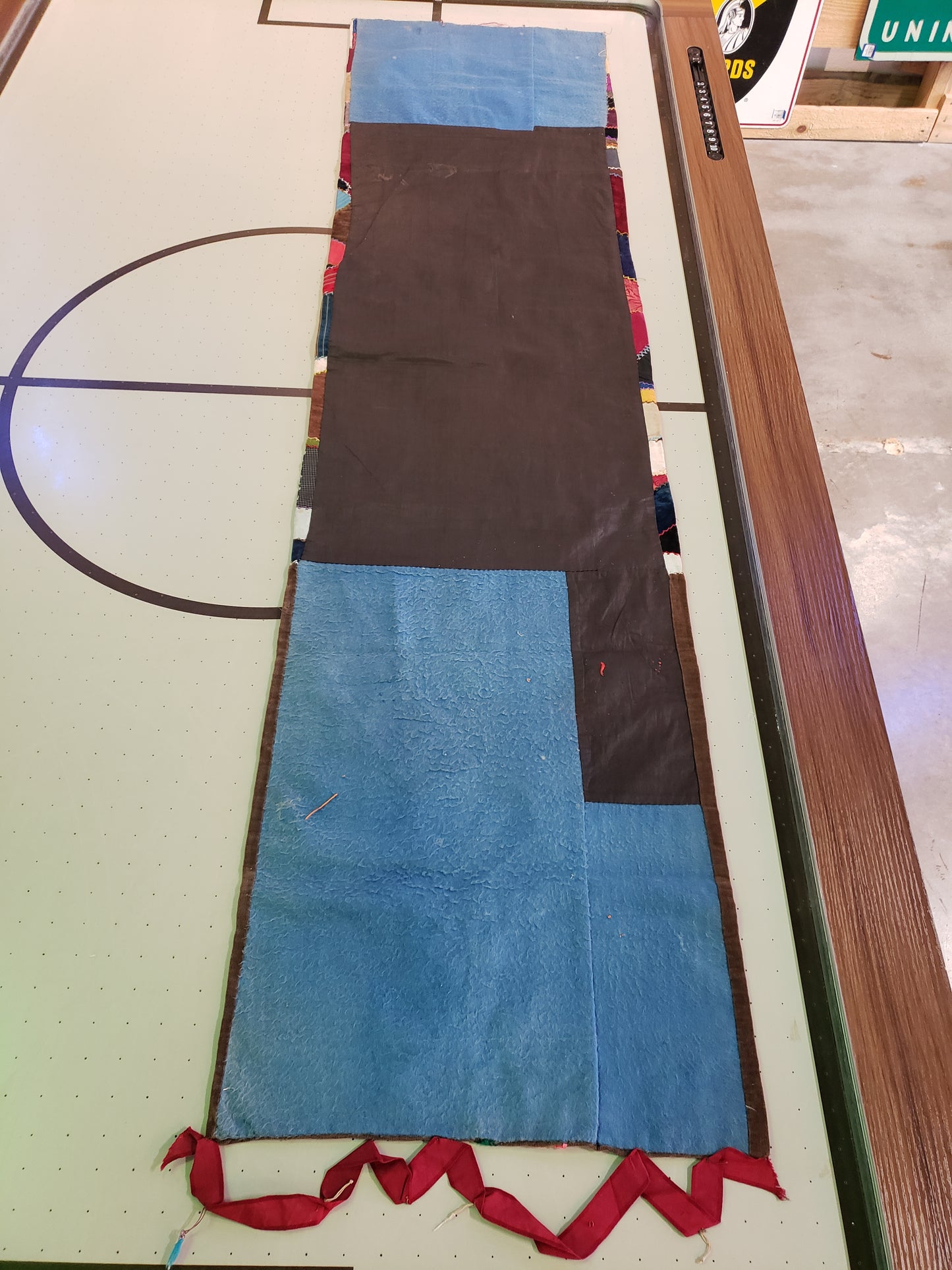 Crazy Quilt Runner 64 x 16 inches
