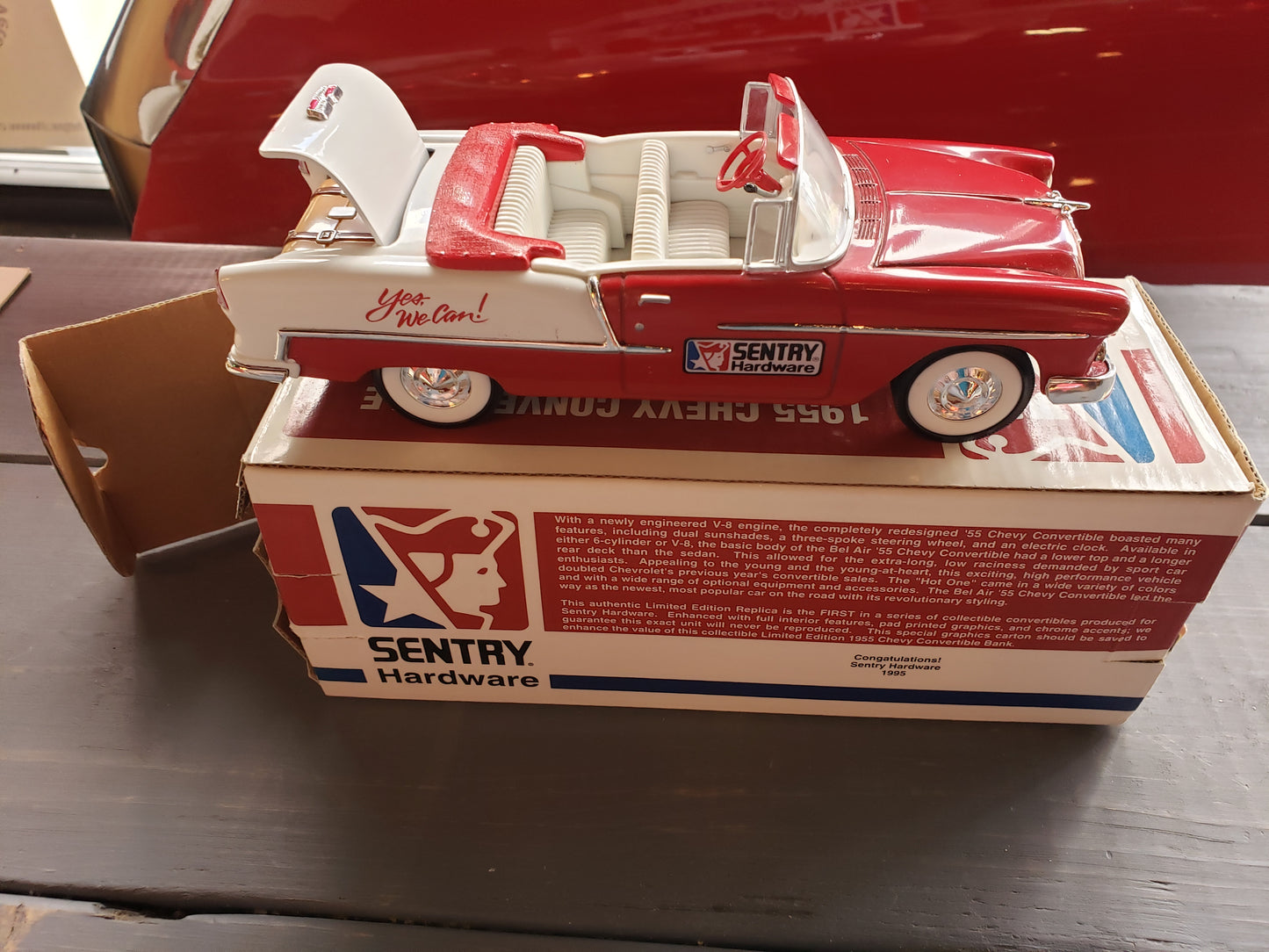 1955 Chevy Convertible Coin Bank (NEW)