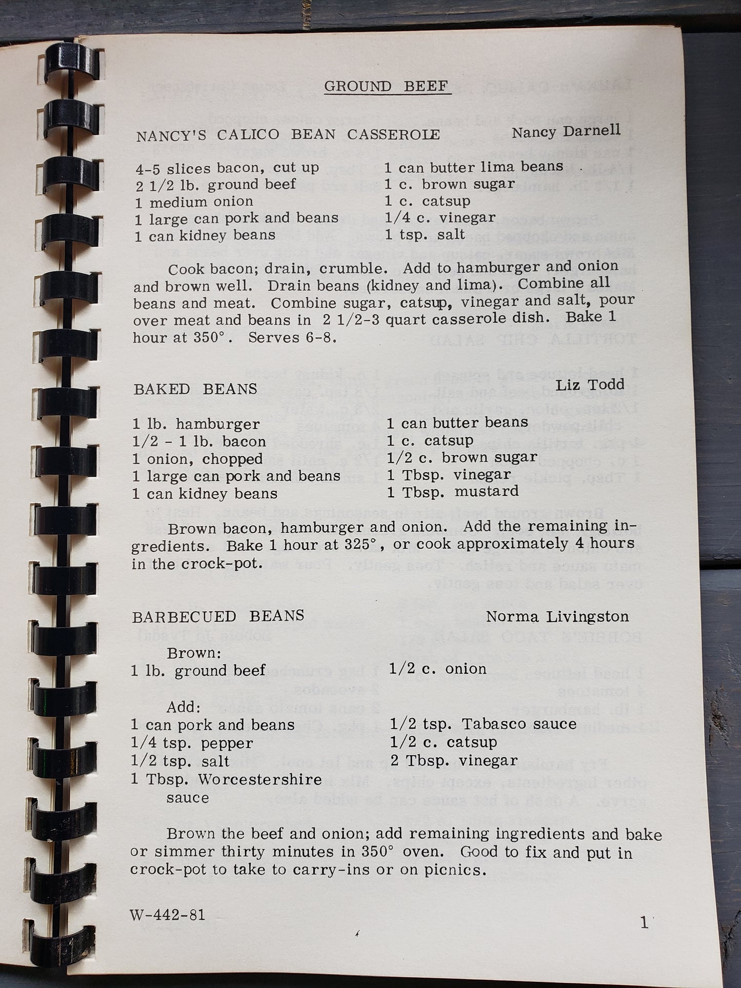 Weston County Cowbelles Beef Cookbook (1981)